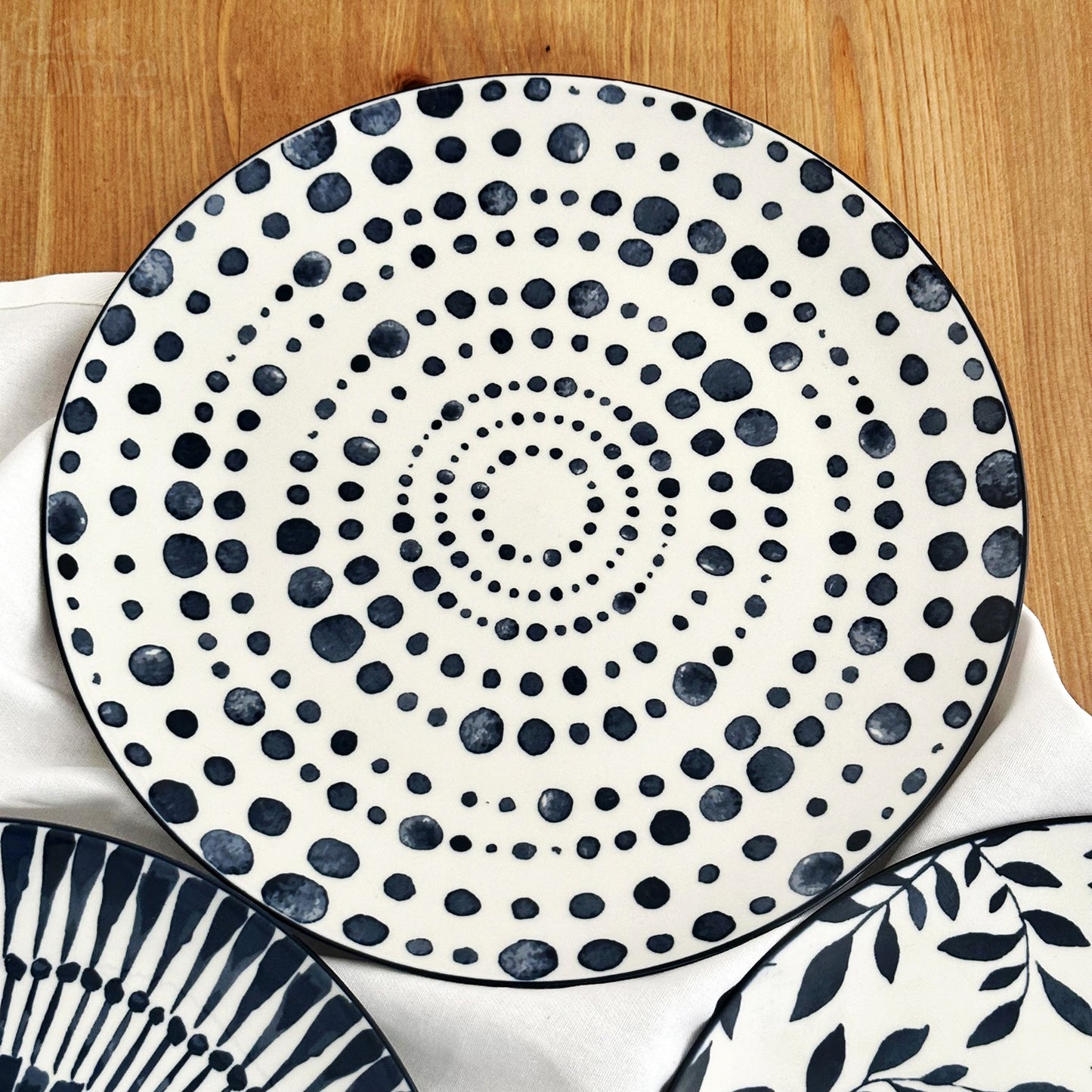 Set Of 6 Mediterranean Dinner Plates