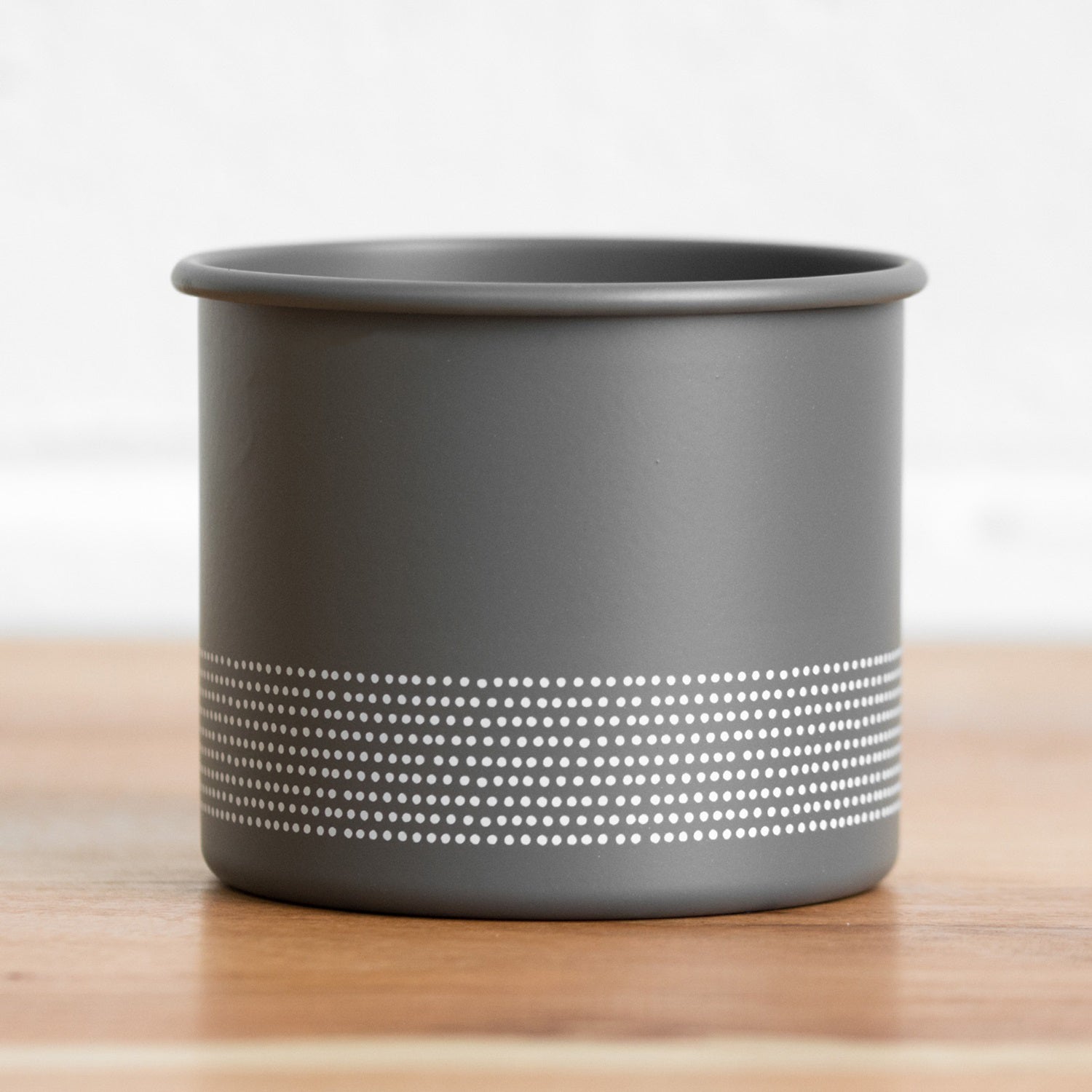 Grey Monochrome Herb Pot