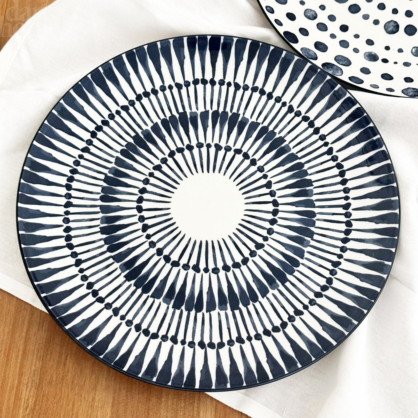 Set Of 6 Mediterranean Dinner Plates