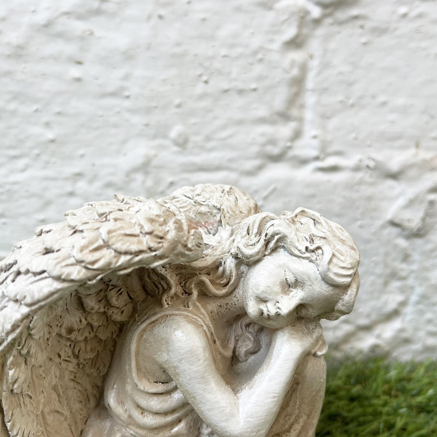 White Pocket Angel Figurine
