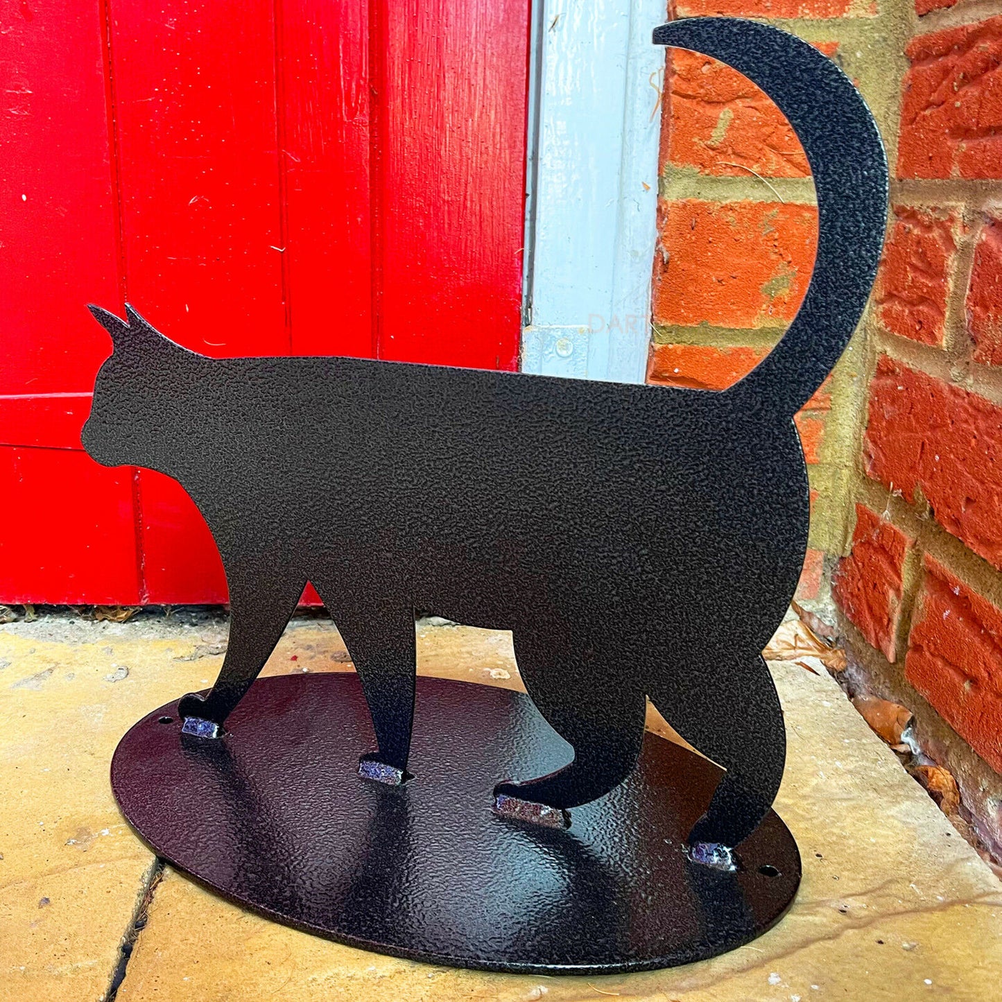 British Steel Cat Garden Boot Scraper