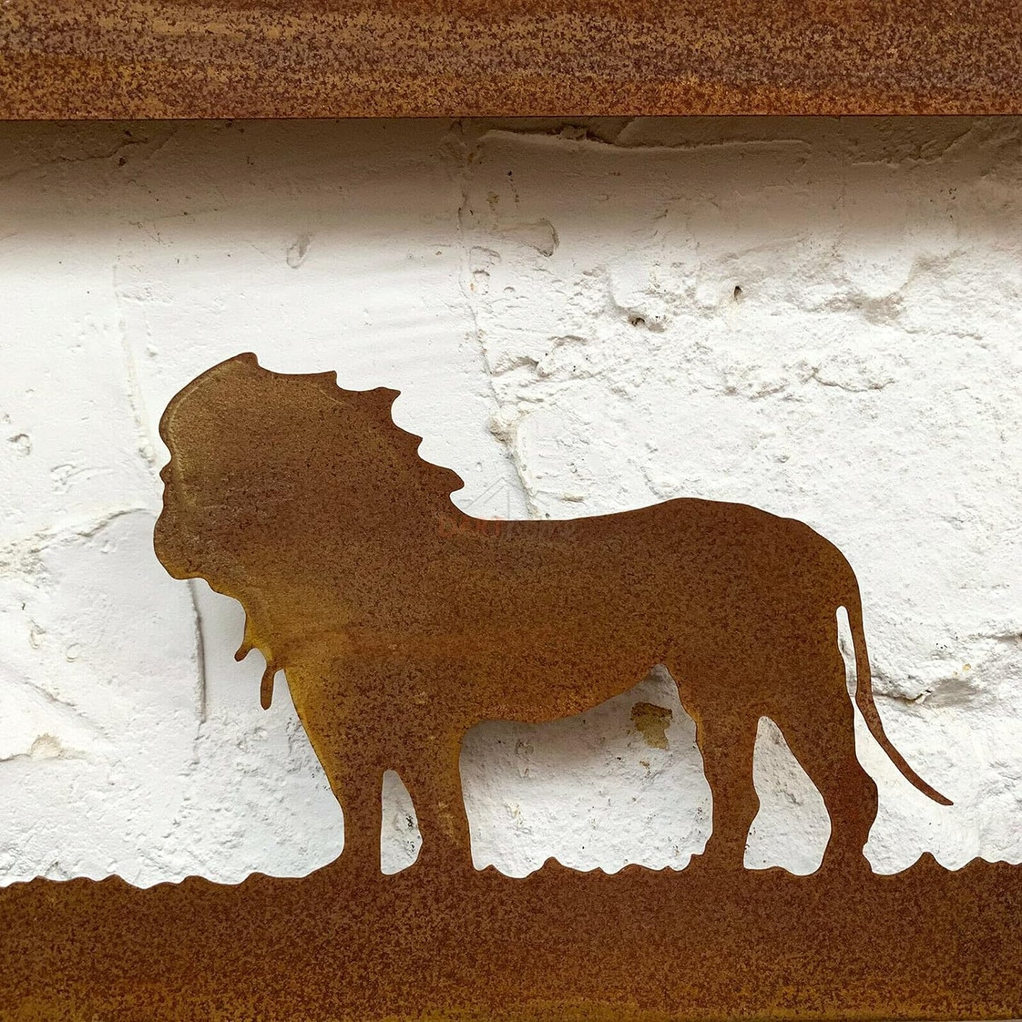 Rusted African Savanna Garden Wall Art