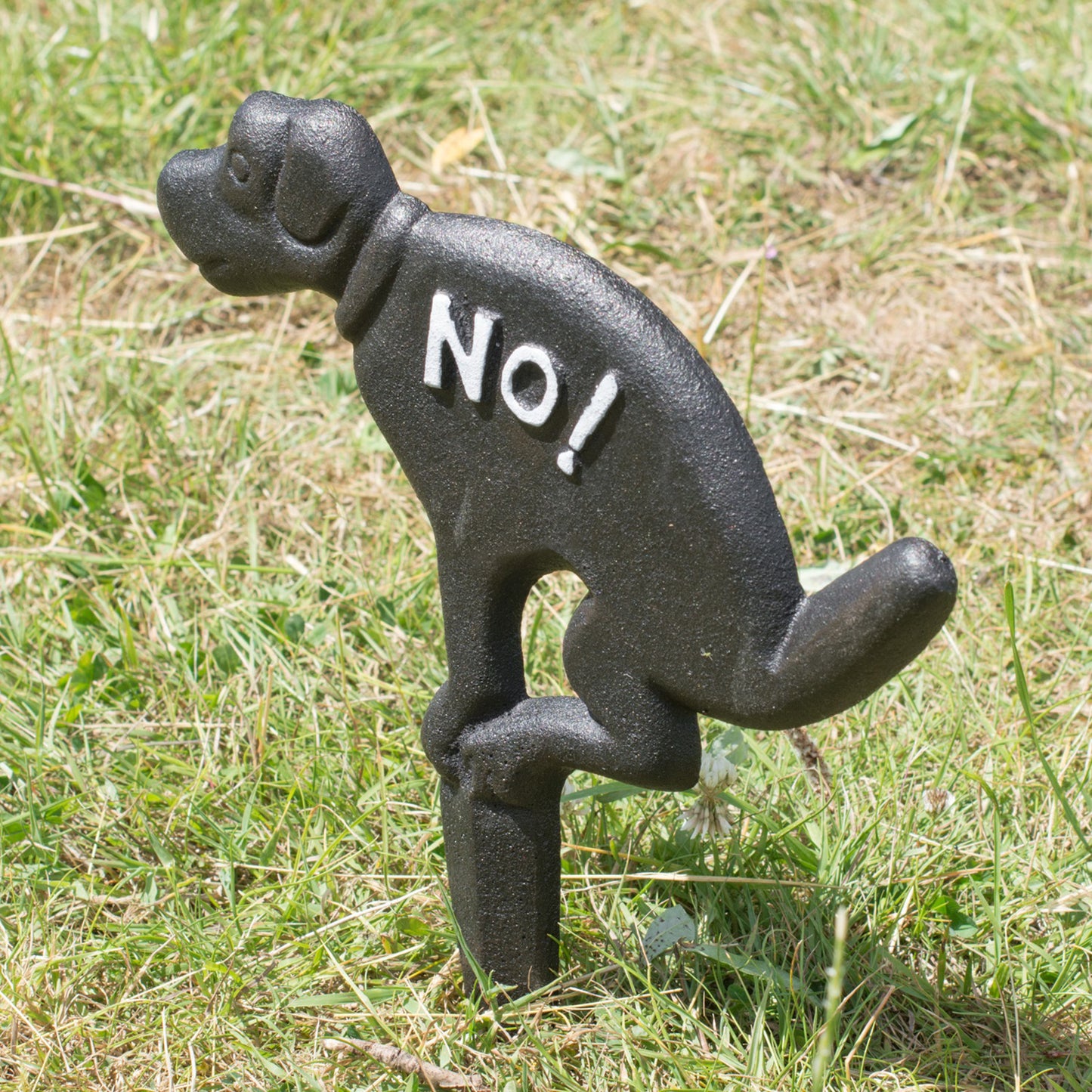 Cast Iron No Fouling Dog Sign