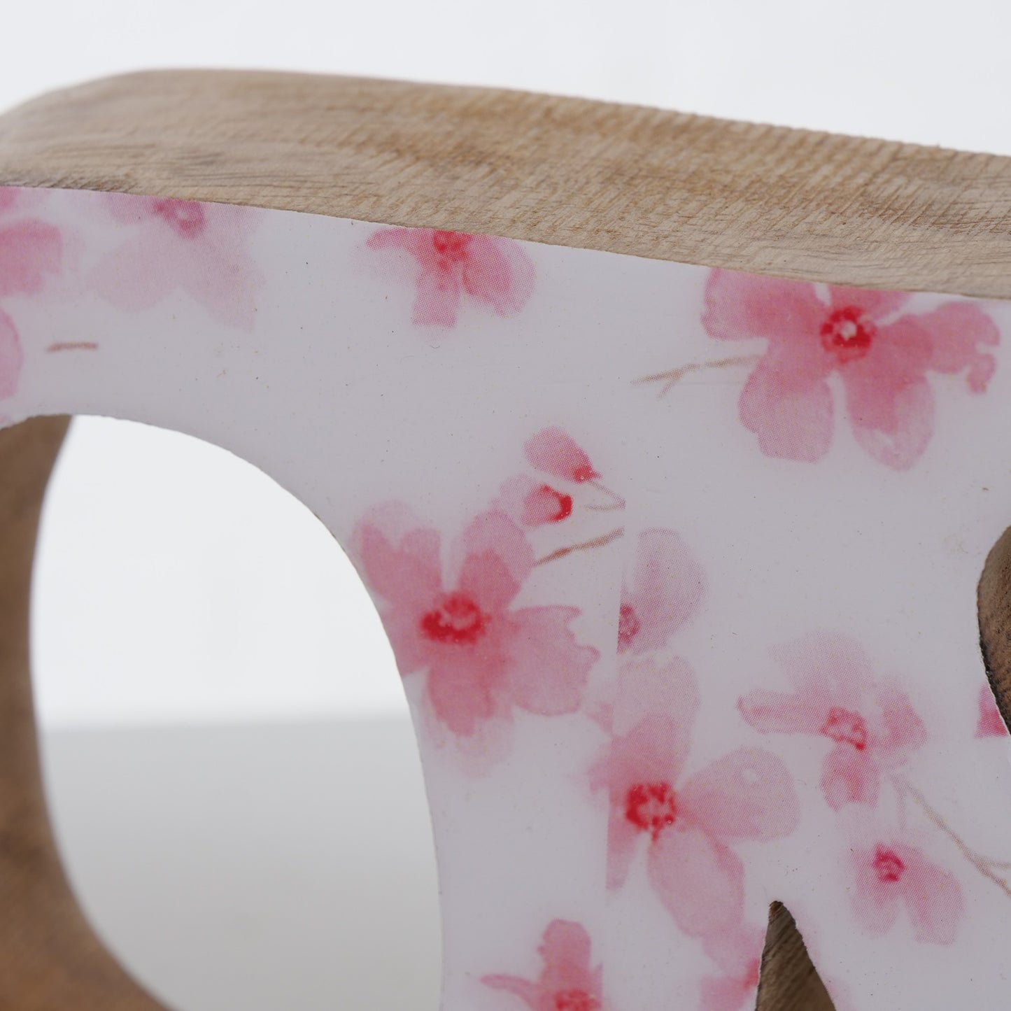 Pink Floral Home Sign
