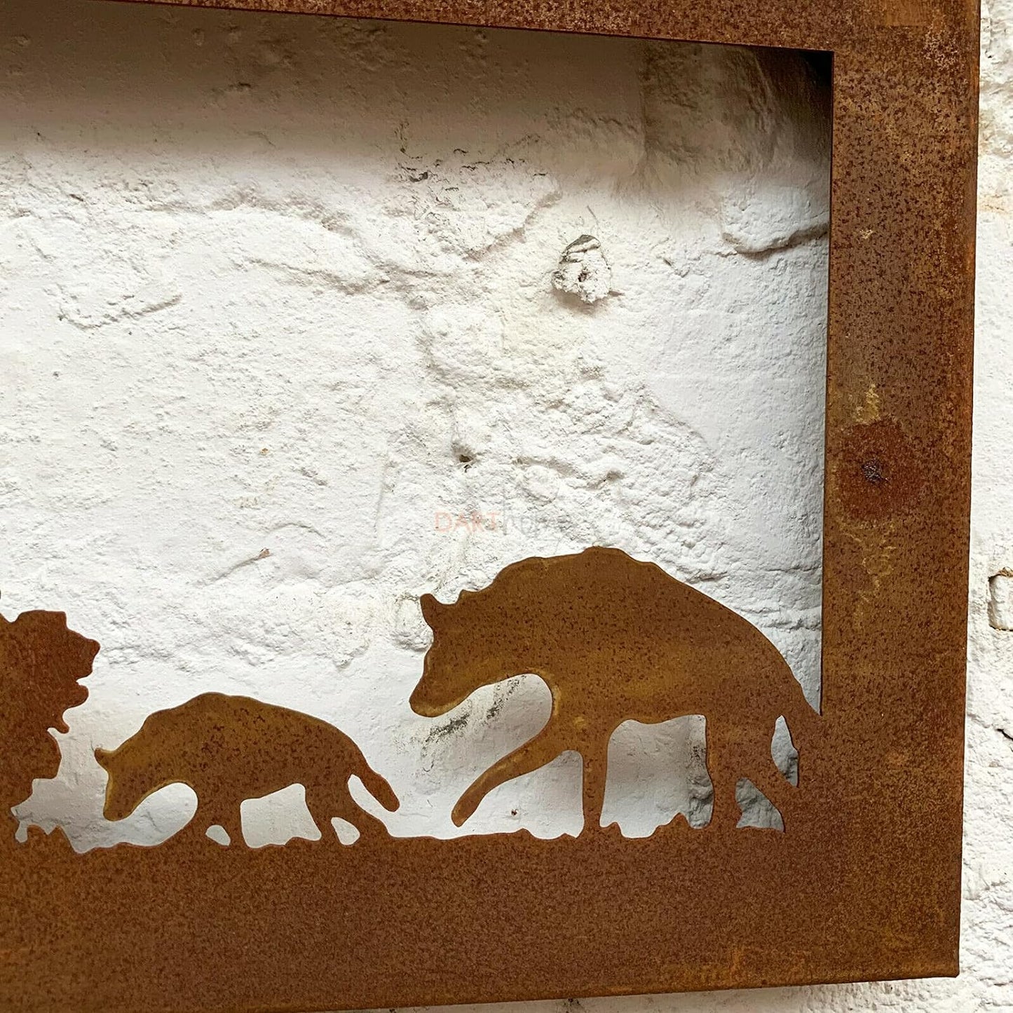 Rusted African Savanna Garden Wall Art