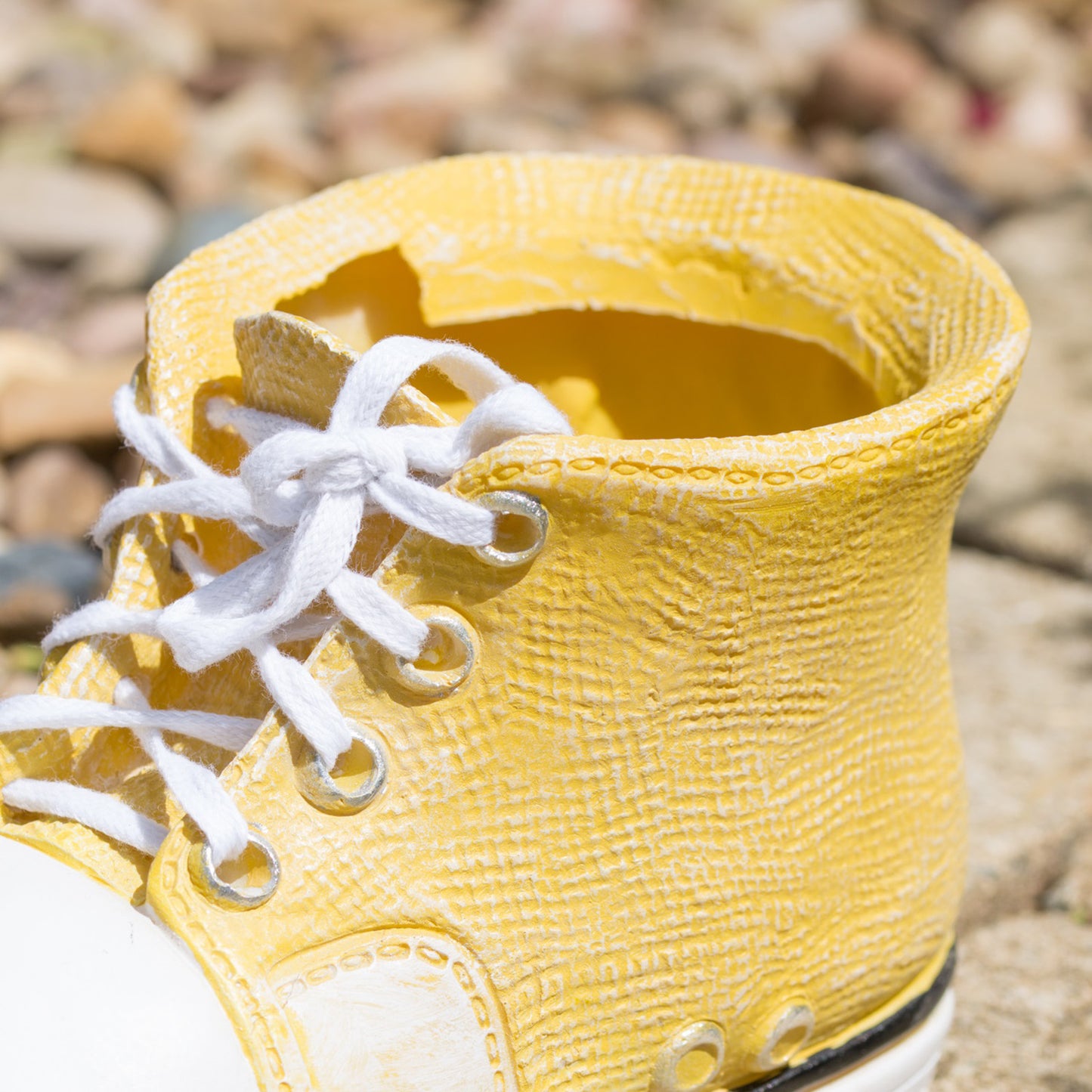 Yellow Small Shoe Boot Planter