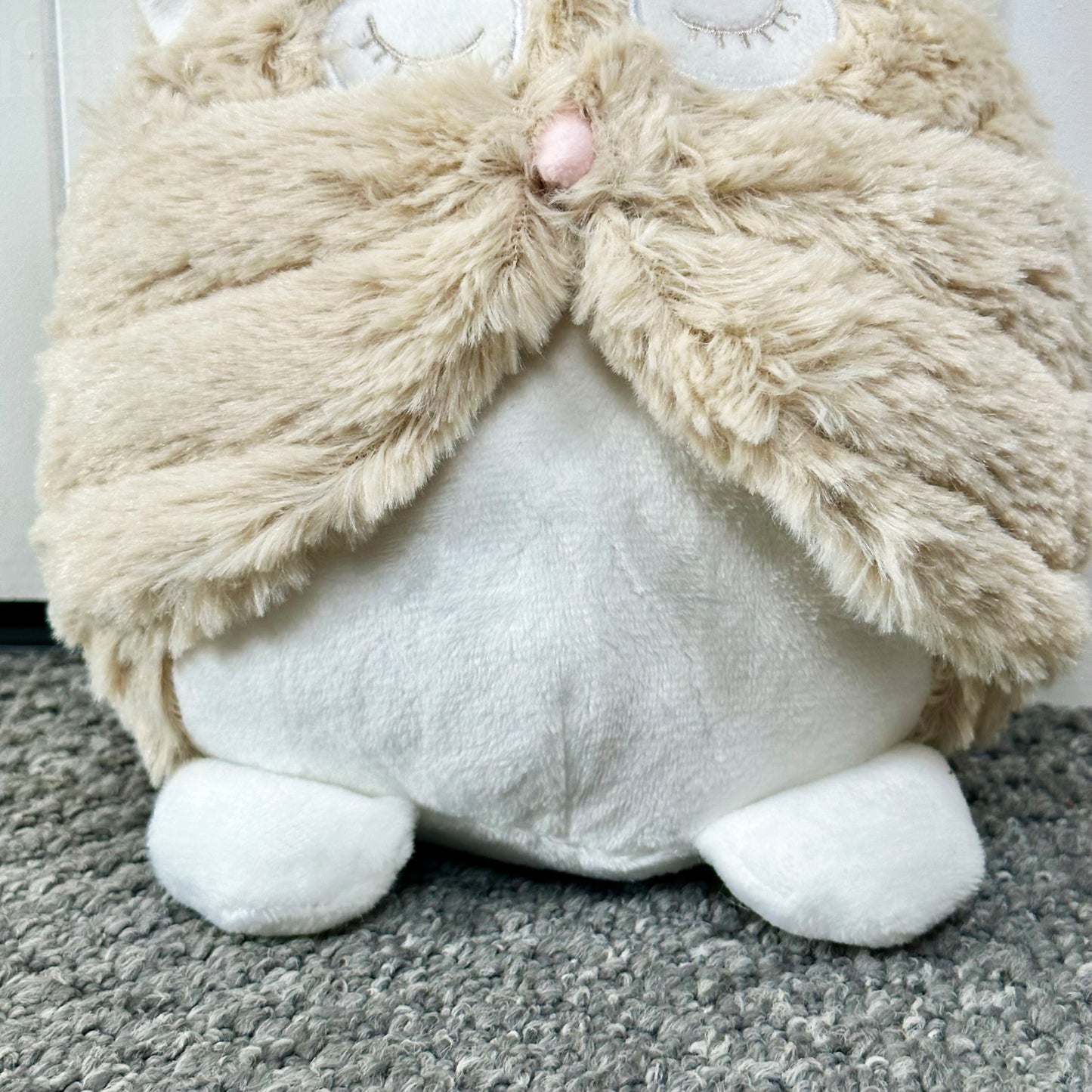 Beige Soft Owl Doorstop