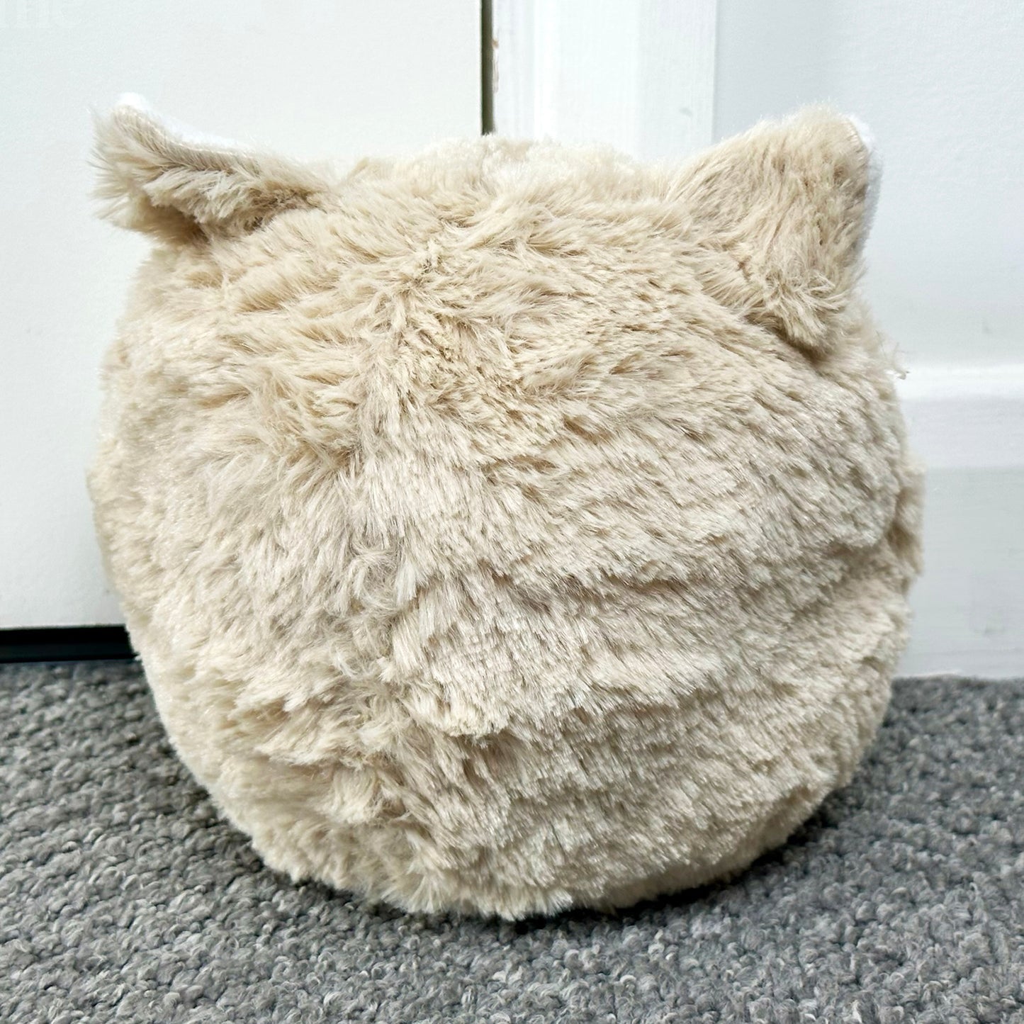 Beige Soft Owl Doorstop