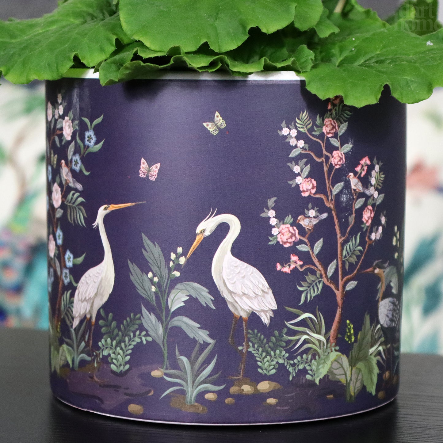 Purple Oriental Plant Pot