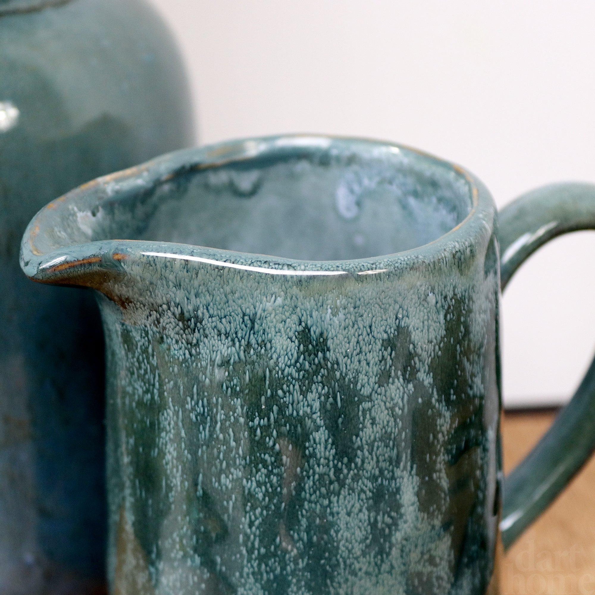 Blue Reactive Glaze Jug Vase