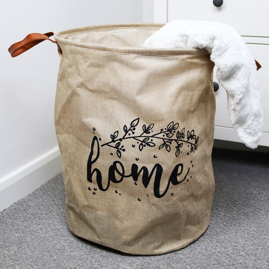 Neutral Home Leaves Laundry Bag
