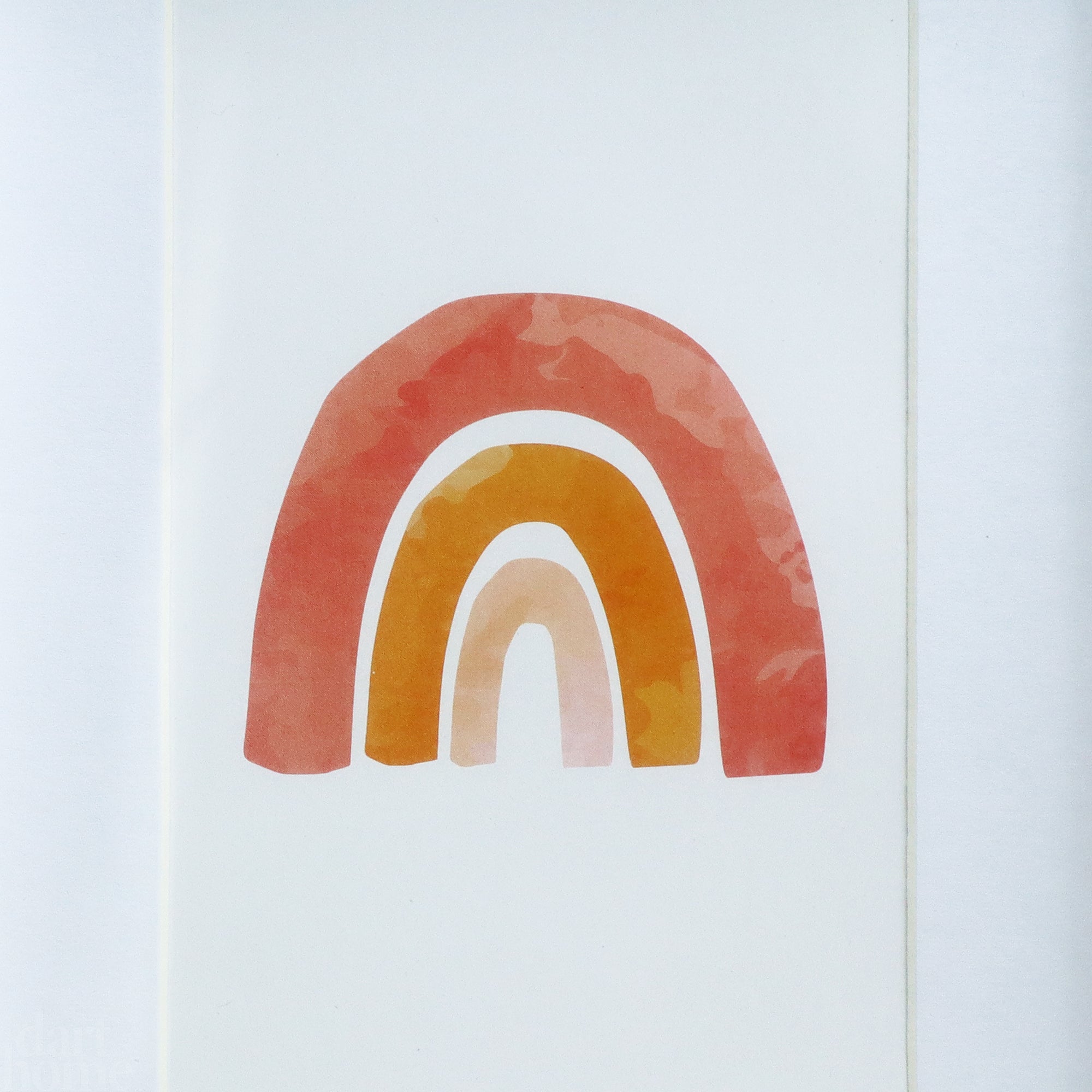 Wood Rainbow Photo Frame