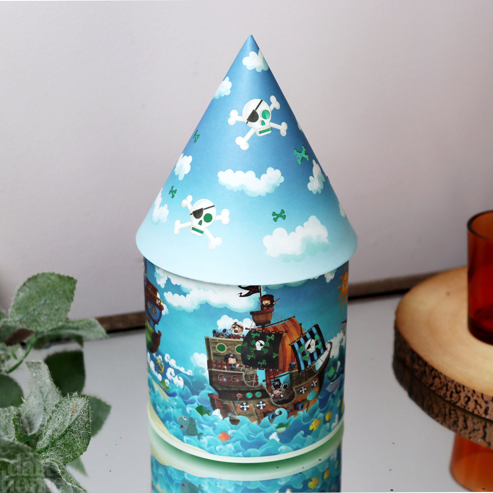 Farbwechselndes, leuchtendes Piratenhaus