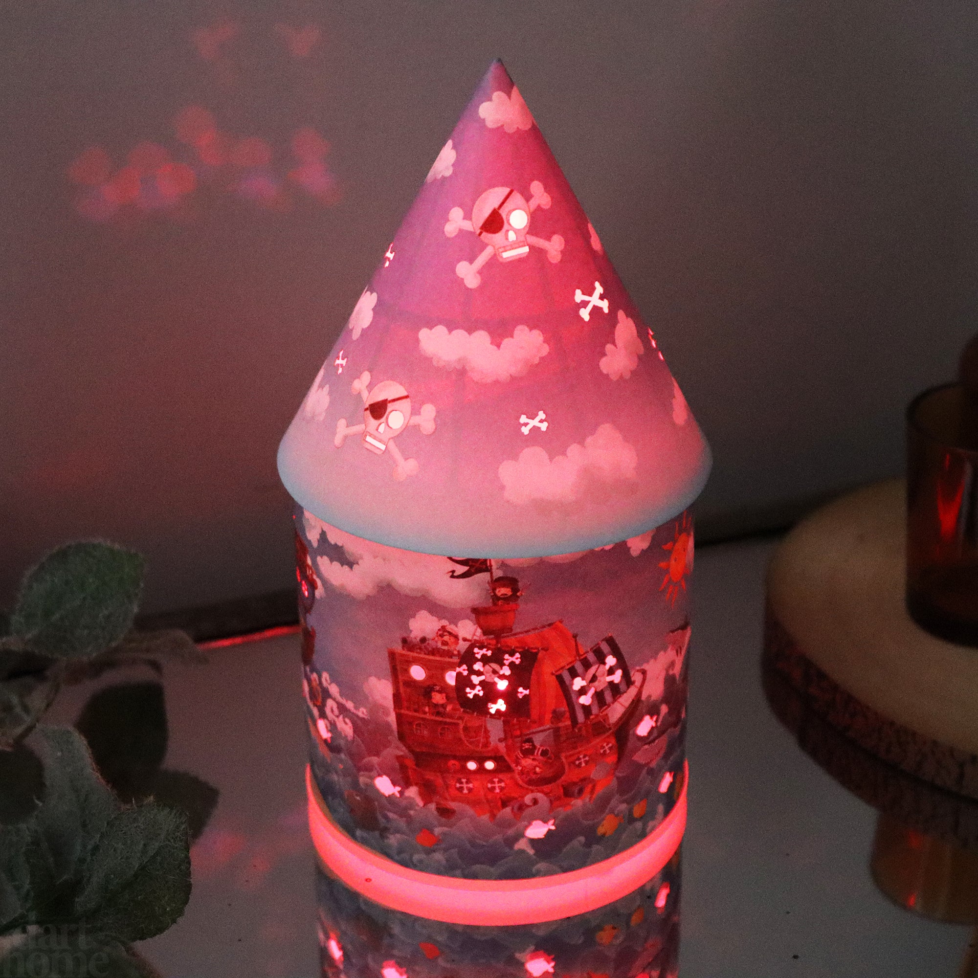 Farbwechselndes, leuchtendes Piratenhaus