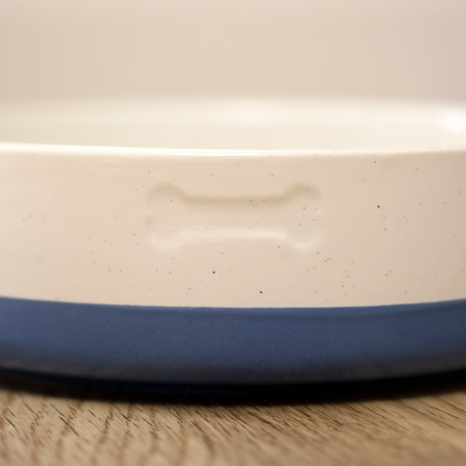 Set Of 2 Colour Dip Bone Dog Bowls