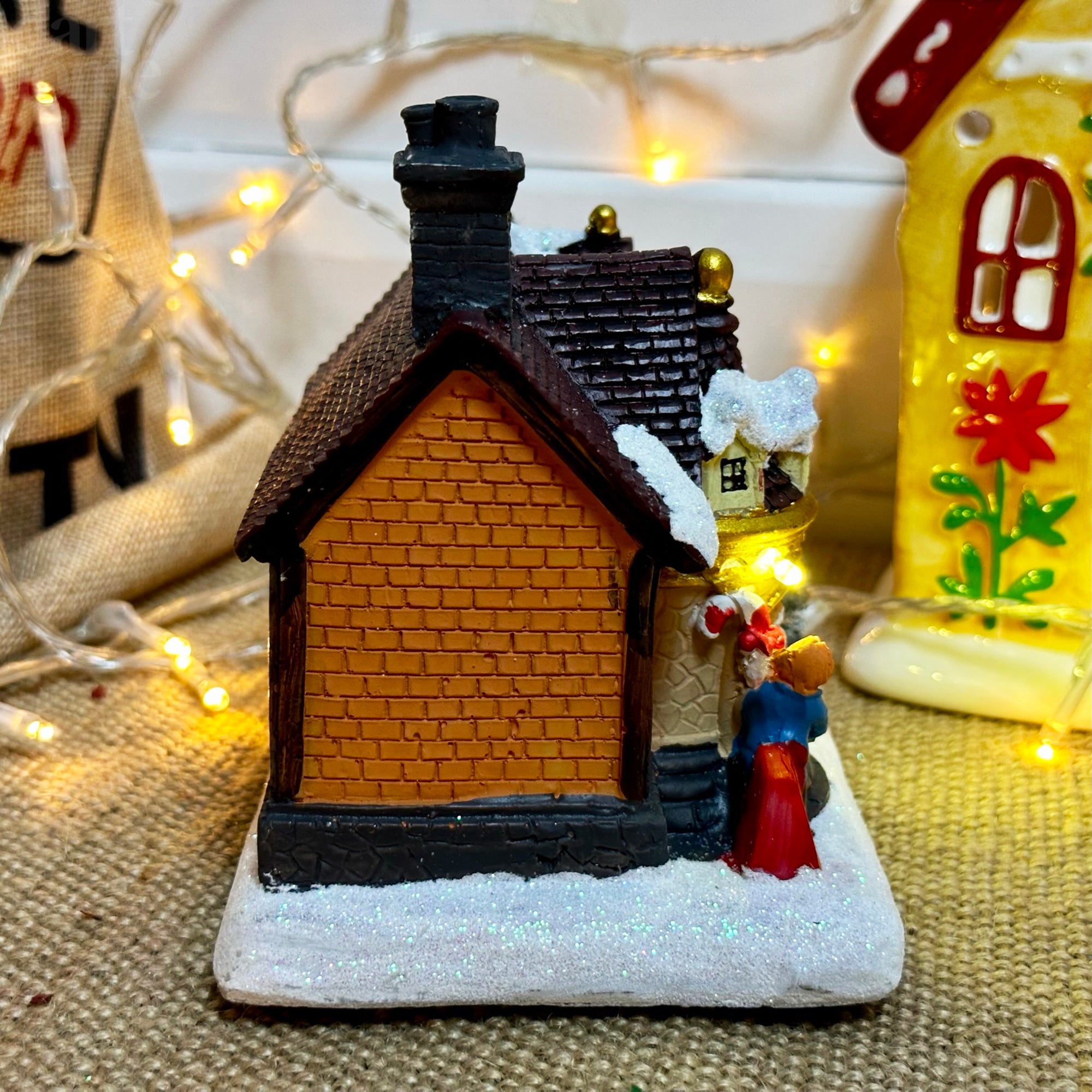 Leuchtende Weihnachtsmann-Heimdekoration