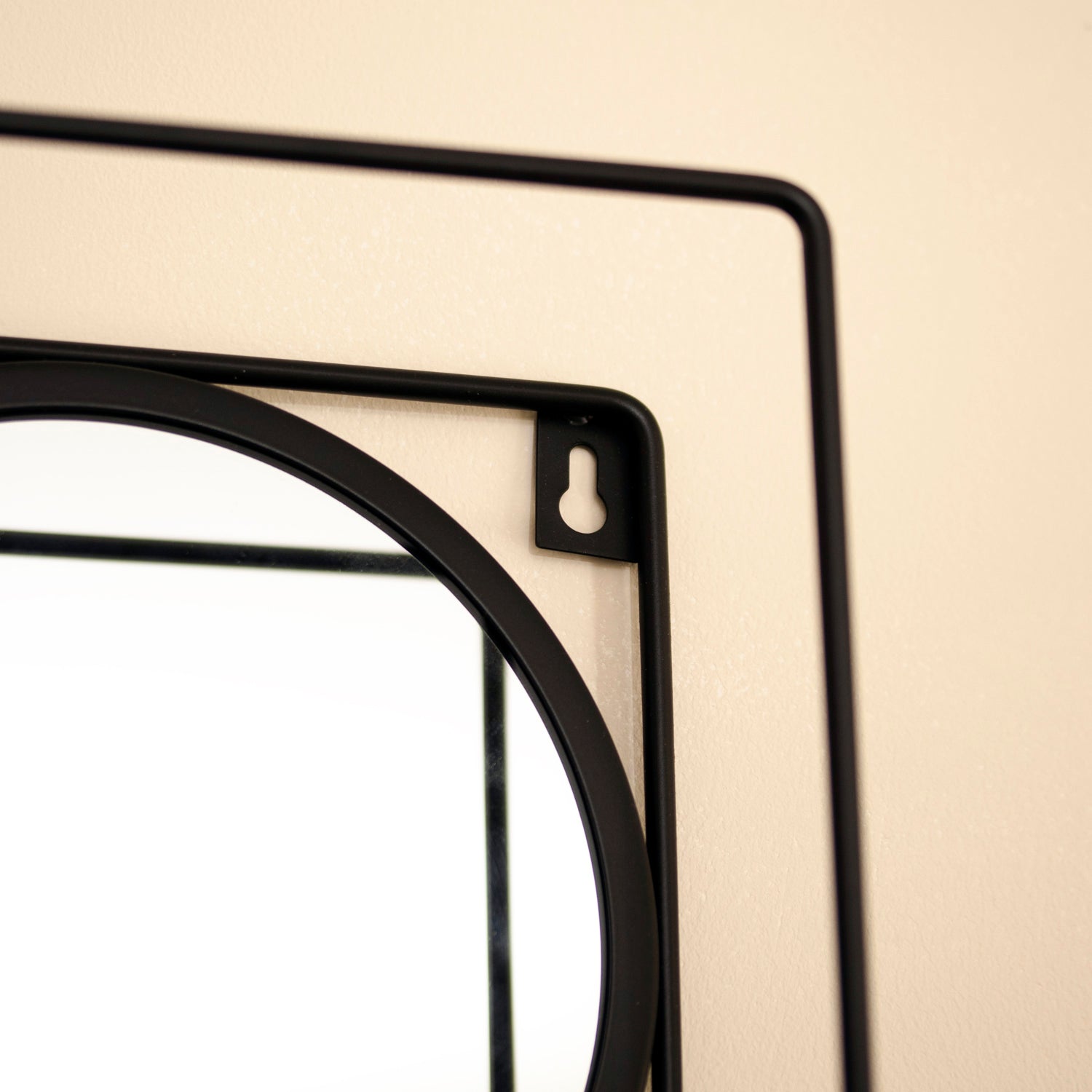 Industrial Wall Shelf Unit With Mirror