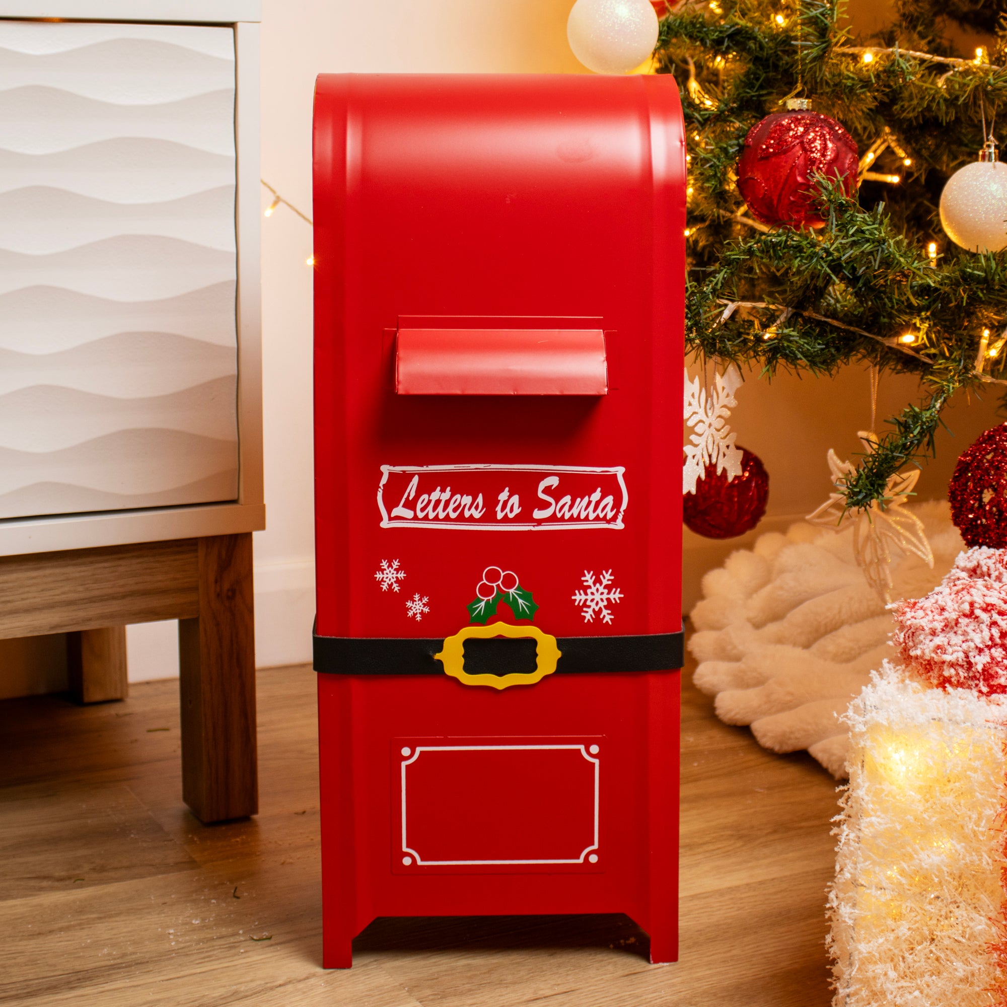 Large Metal Letters To Santa Christmas Post Box