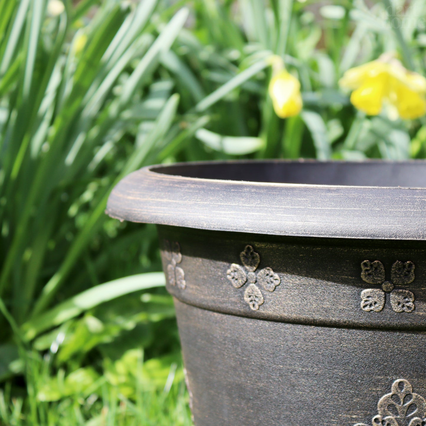 Black Bronze Round Medley Planter