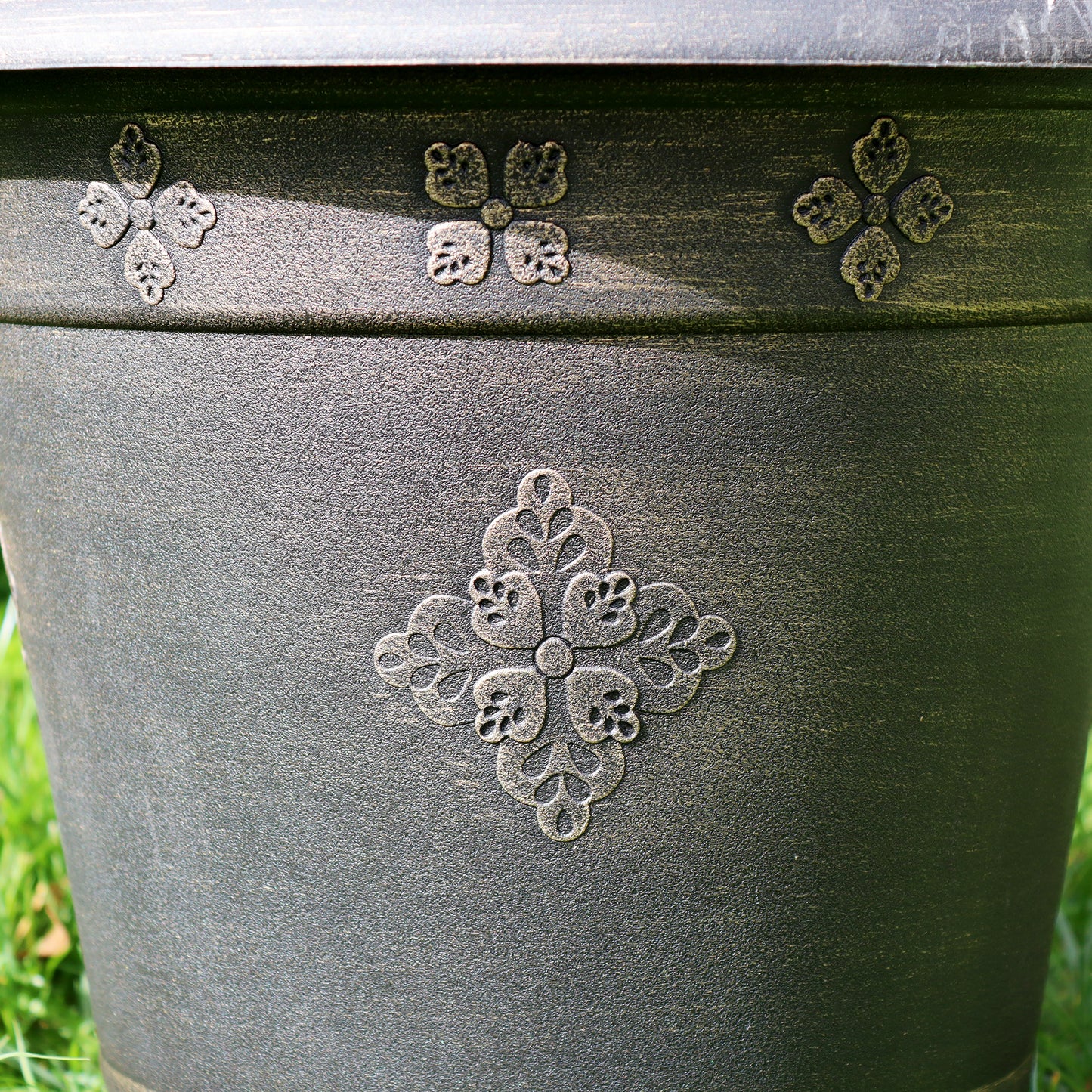 Black Bronze Round Medley Planter