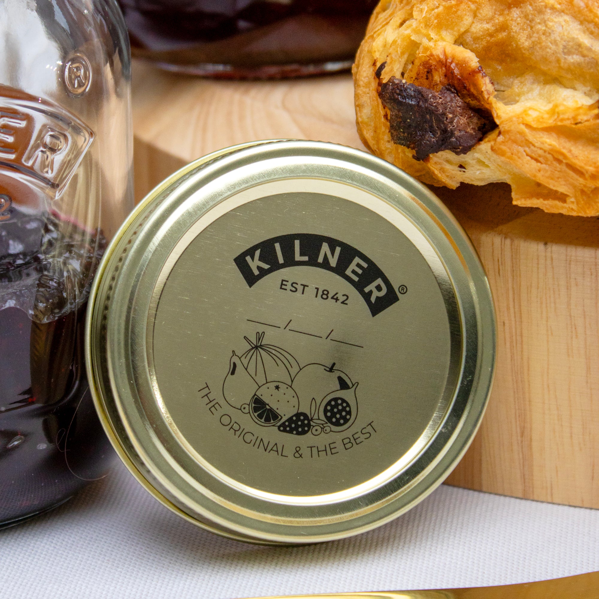 Set Of 4 Kilner 0.5L Screw Top Glass Preserve Jars