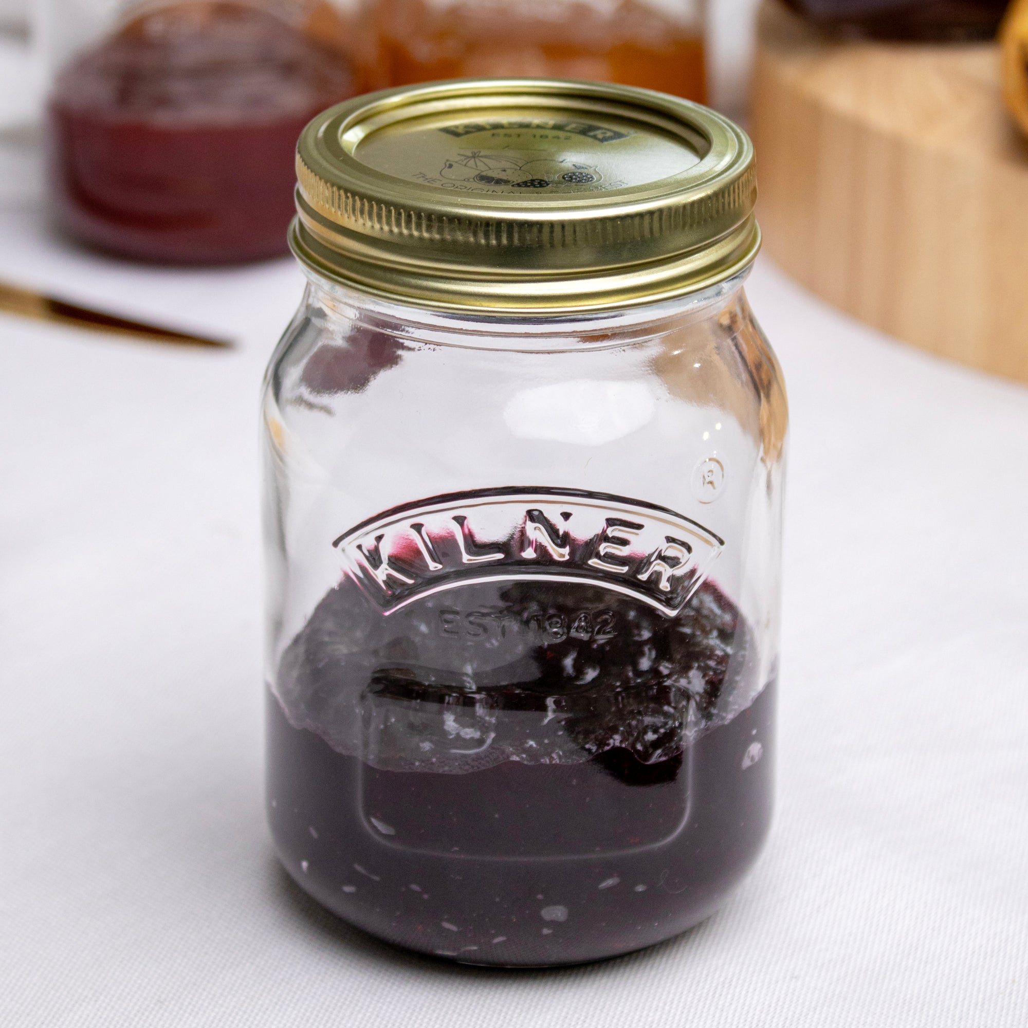 Set Of 4 Kilner 0.5L Screw Top Glass Preserve Jars