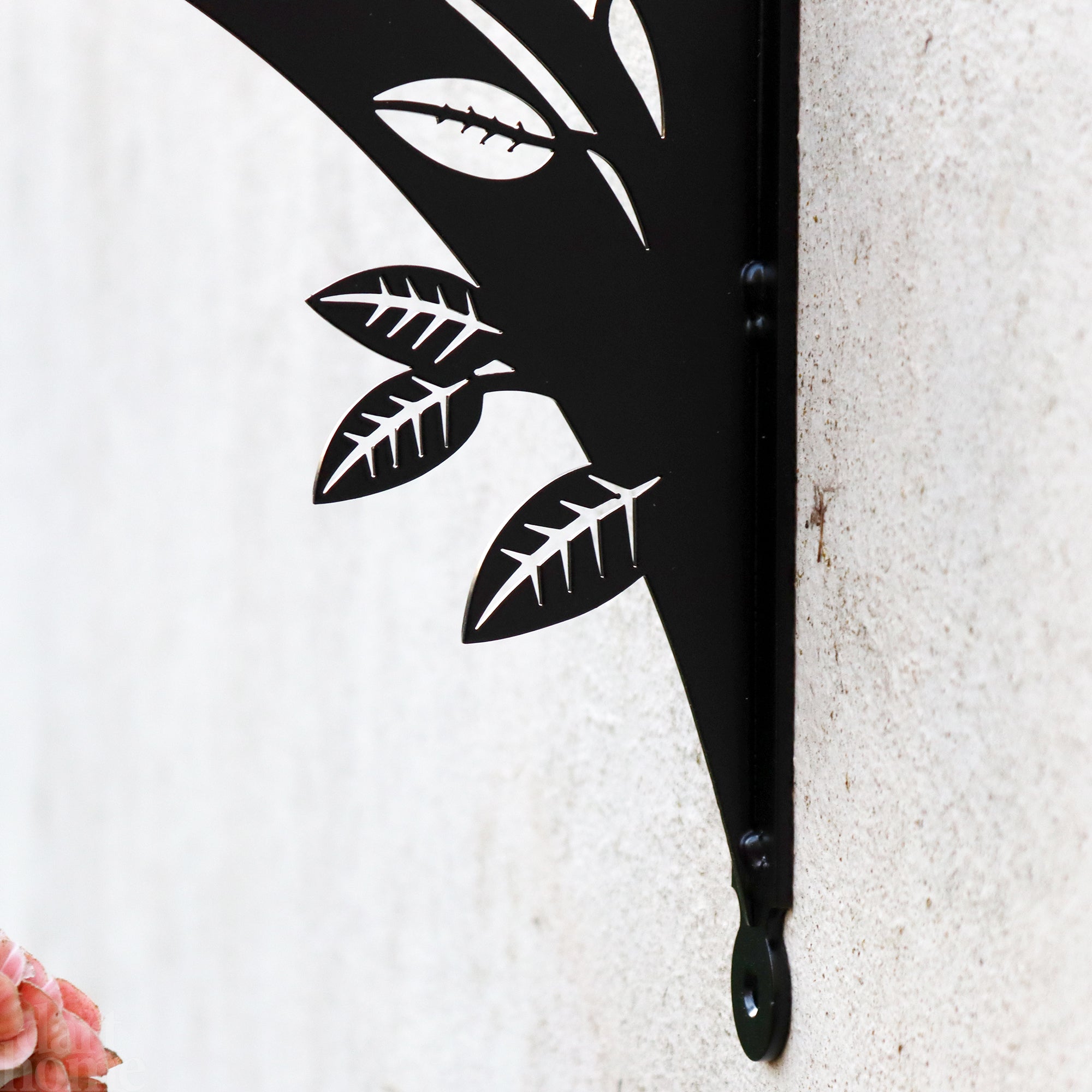 Steel Perched Robin Hanging Basket Bracket