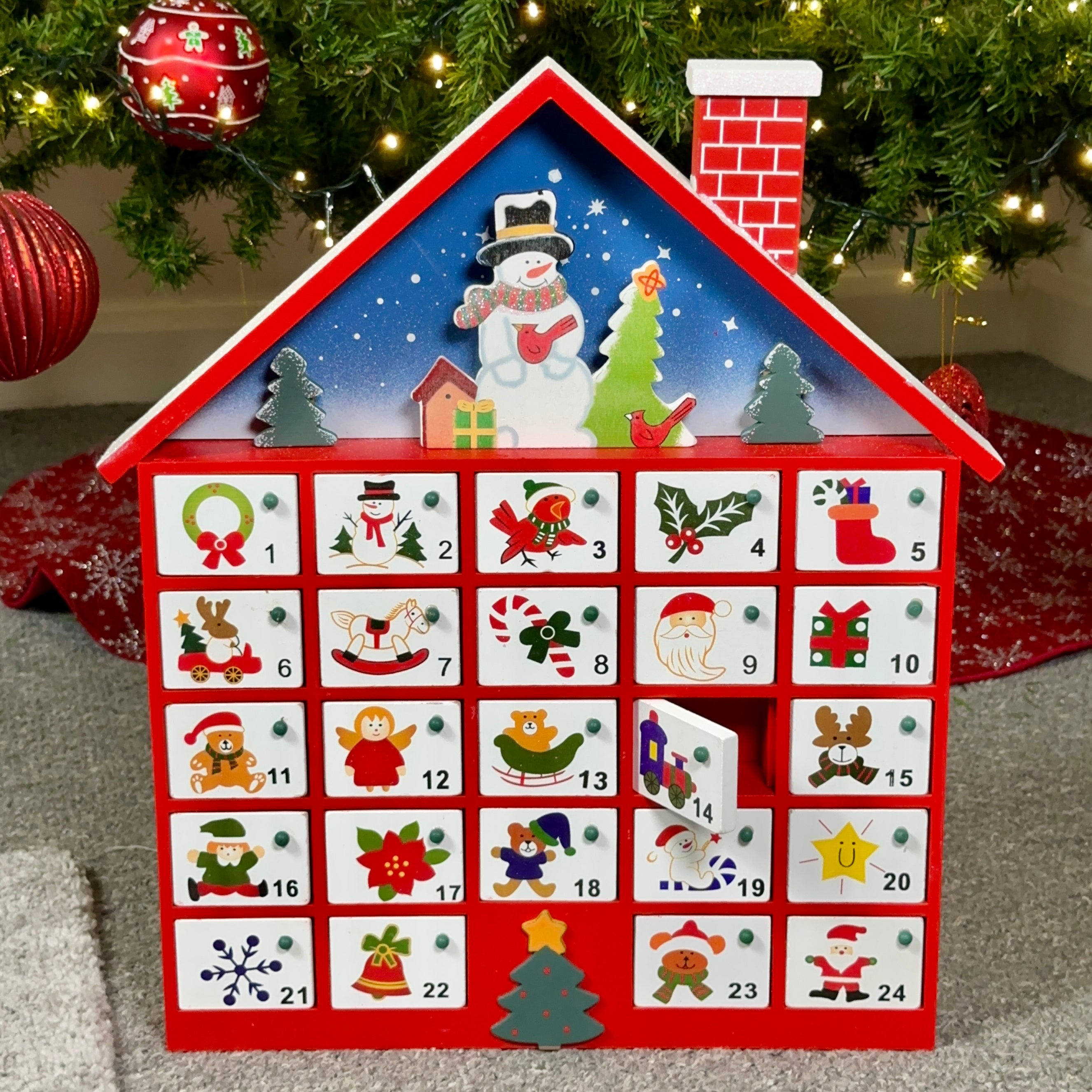 24 Door House Fill Your Own Advent Calendar