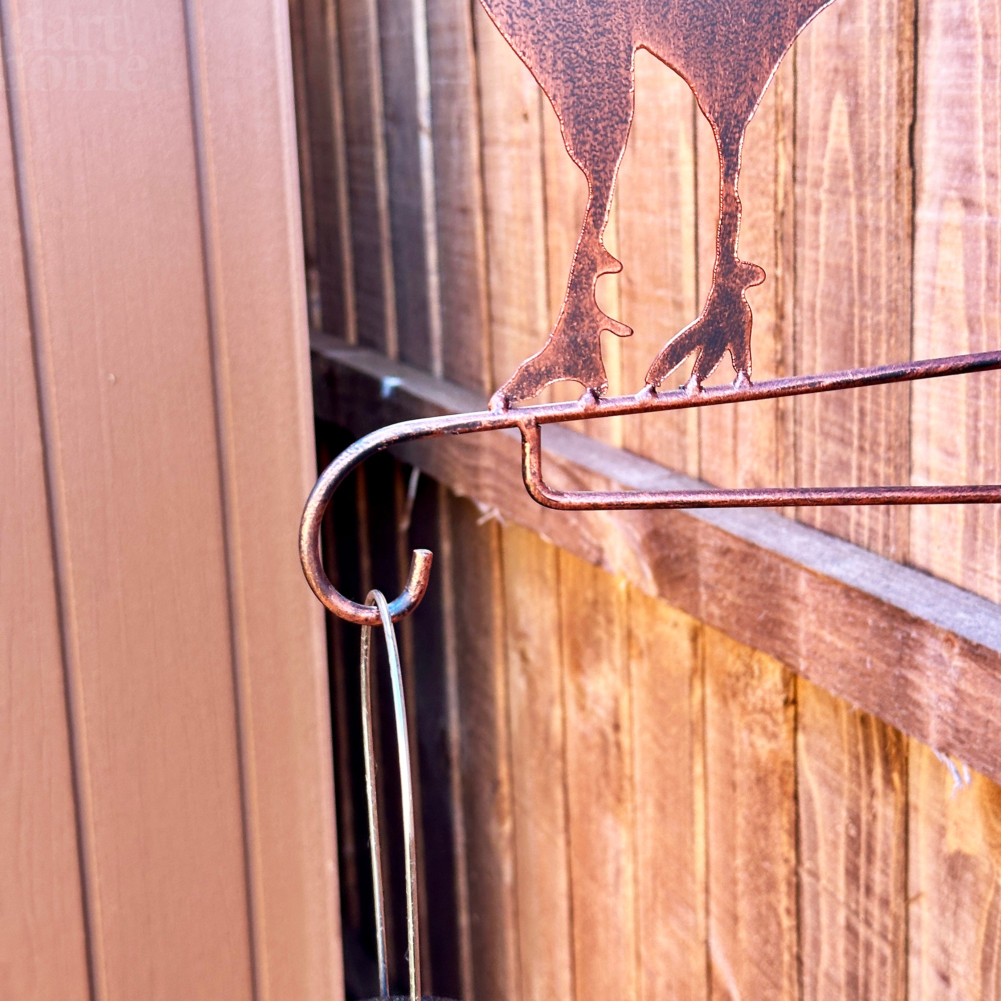 Steel Copper Effect Pheasant Bird Feeder Hanger