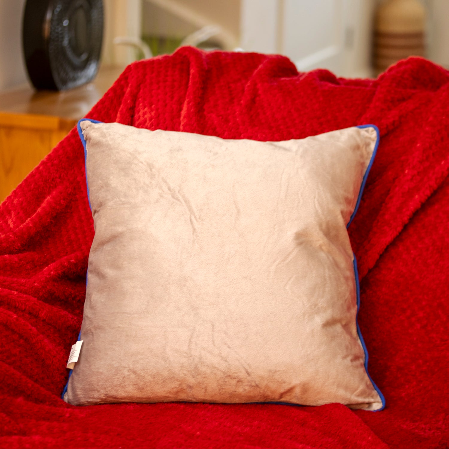 Light Up Christmas Forest Deer Family Cushion