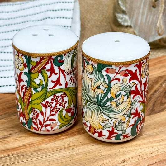 William Morris Golden Lily Salt And Pepper Shakers
