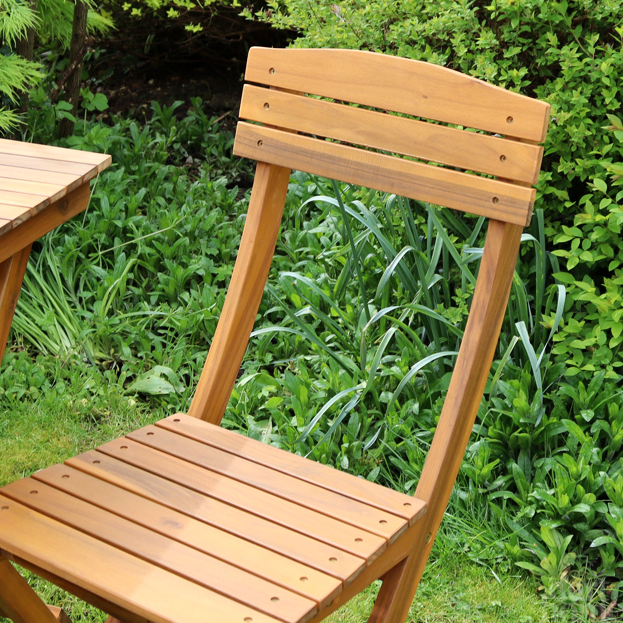 Acacia Hardwood 3 Piece Garden Bistro Set