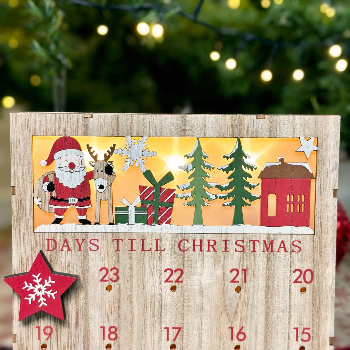 Tage bis Weihnachten Countdown-Lichtbox