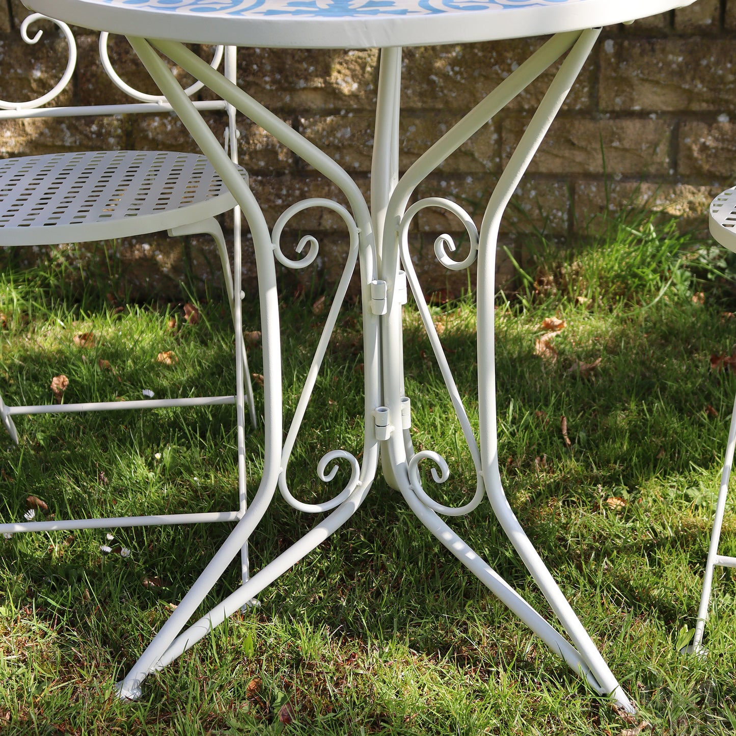 Mediterranean Mosaic Garden Bistro Set