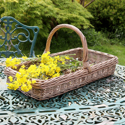 Antique Wash Kew Garden Trug Basket