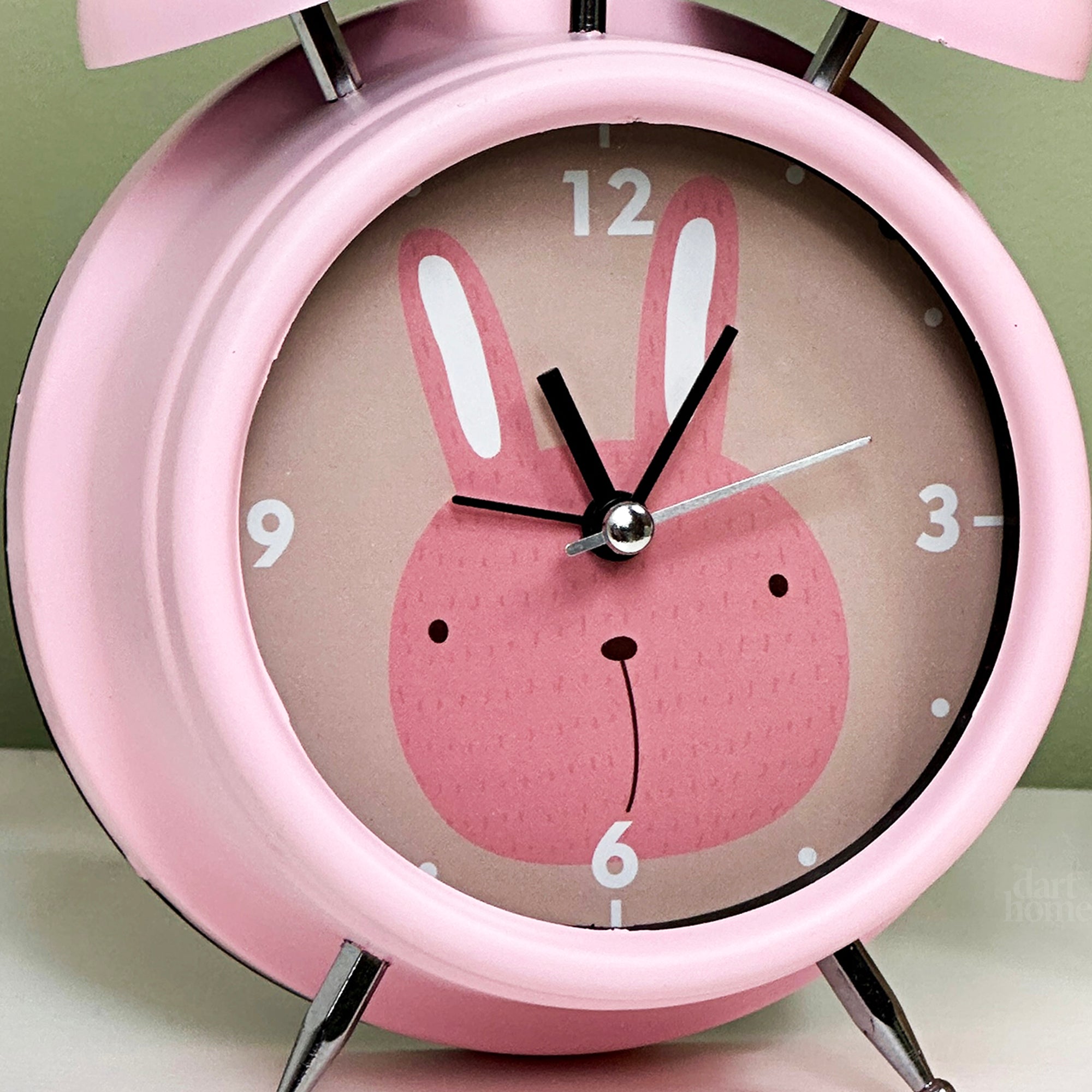 Matt Pink Rabbit Alarm Clock