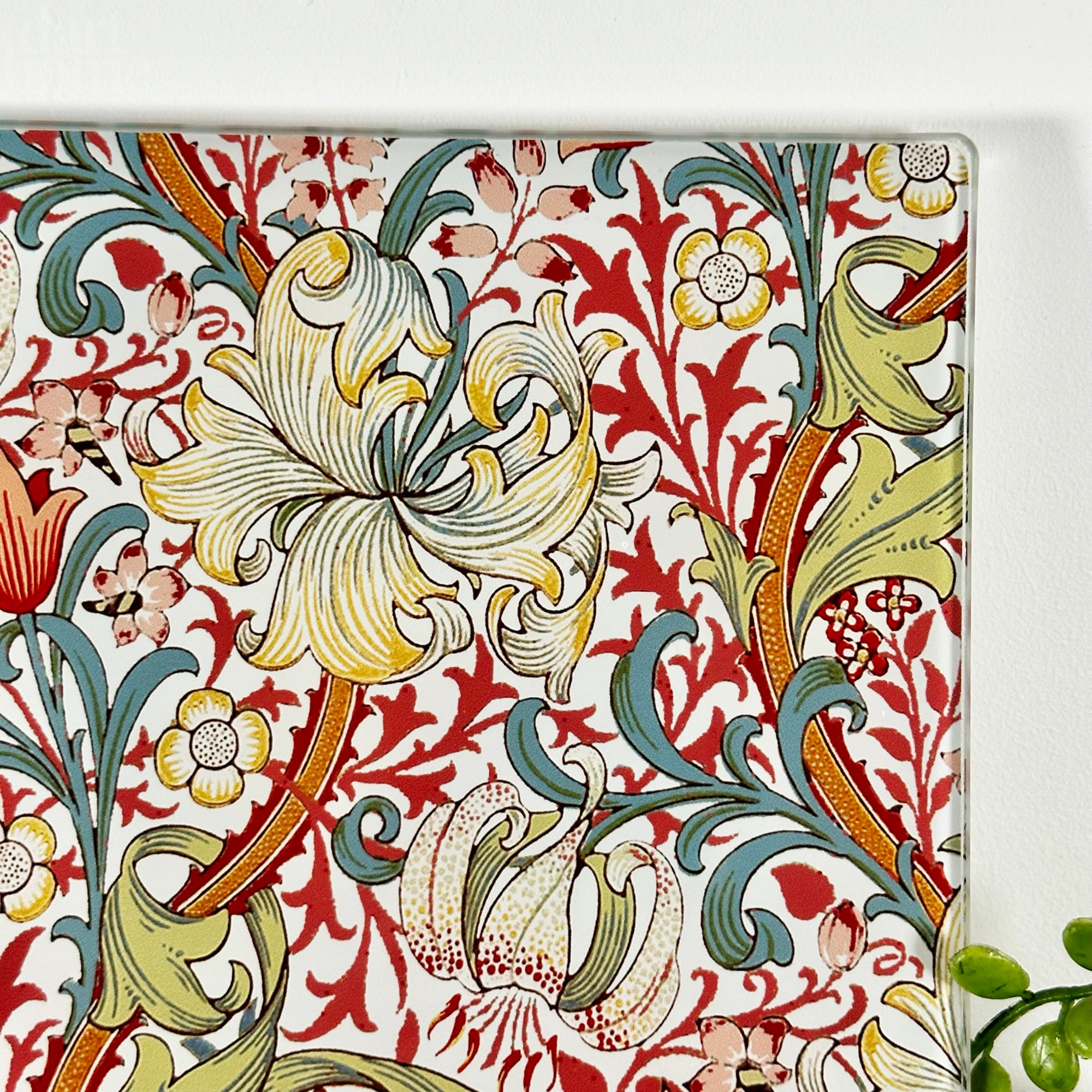 William Morris Golden Lily Glasschneidebrett