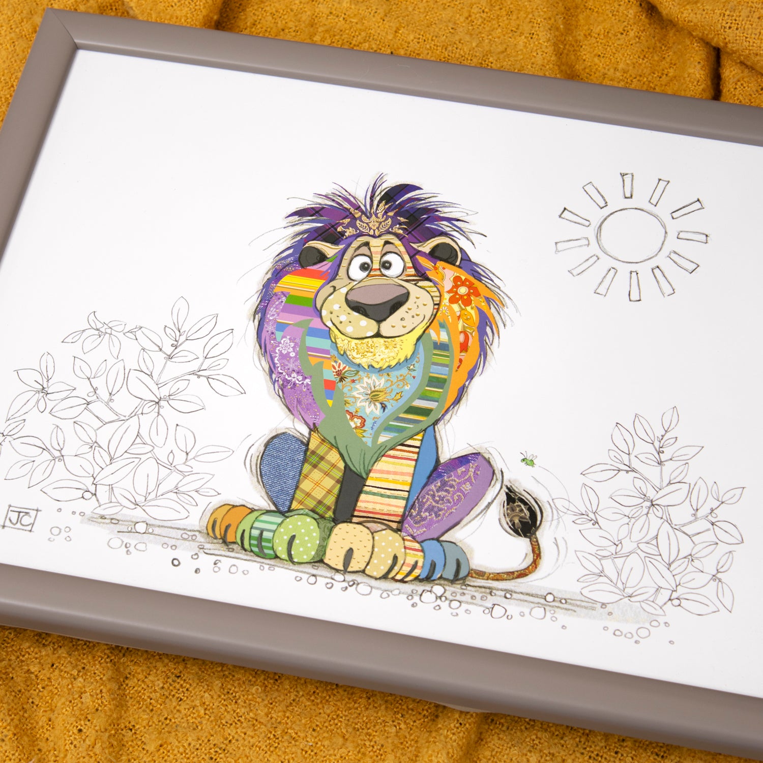Bug Art Louis Lion Lap Tray