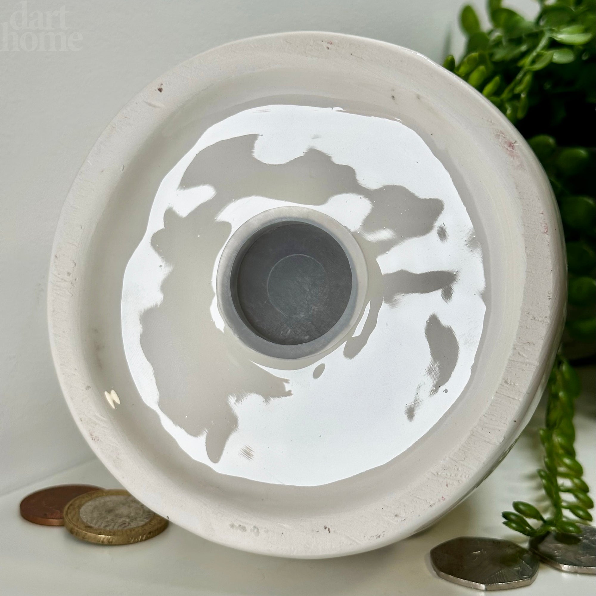 Spardose mit niedlicher Maus aus Keramik