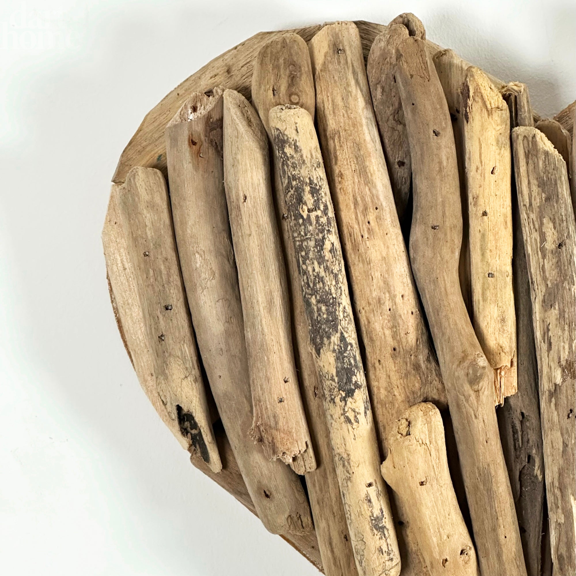 Driftwood Wall Heart Sculpture