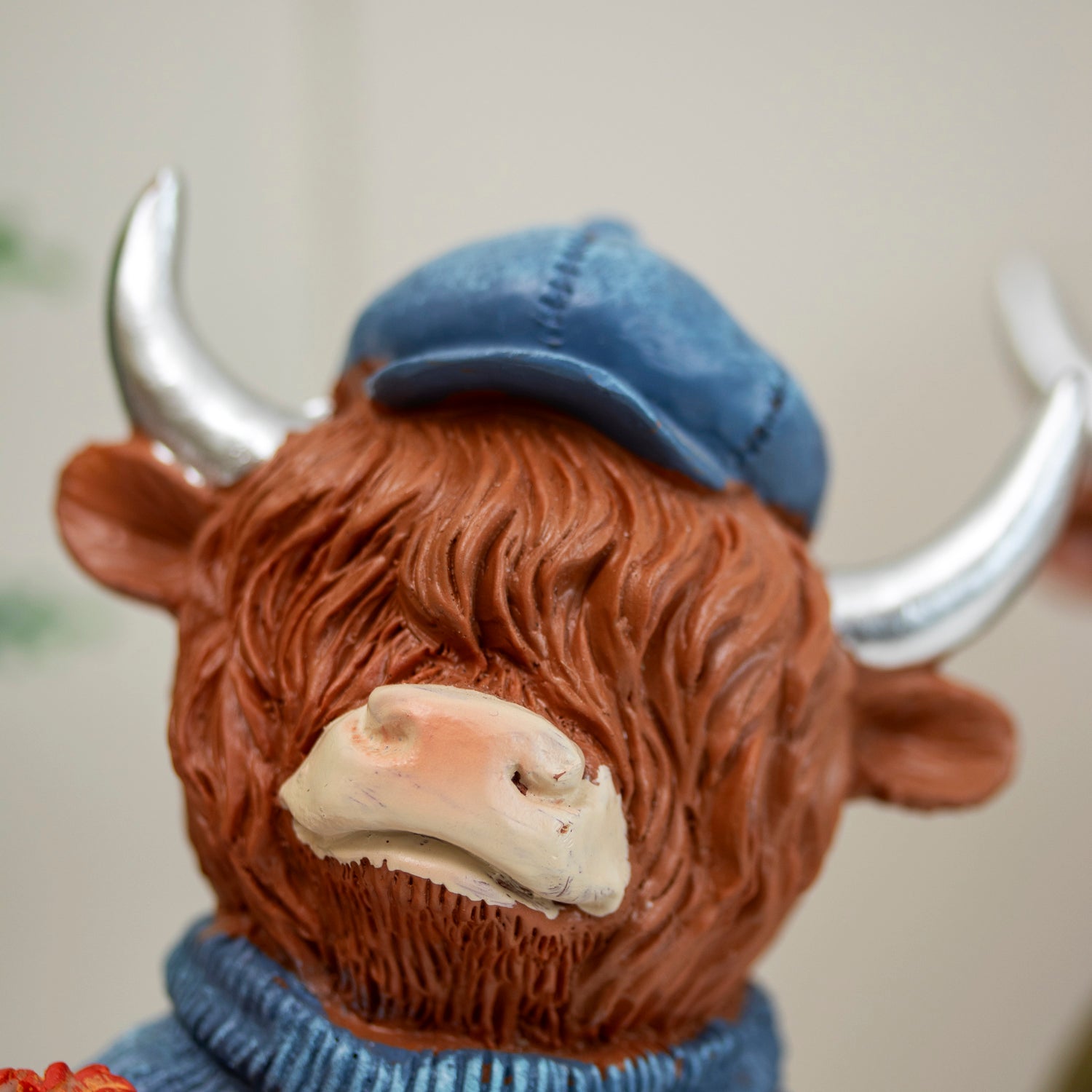 Set Of 2 Autumn Highland Cow Ornaments
