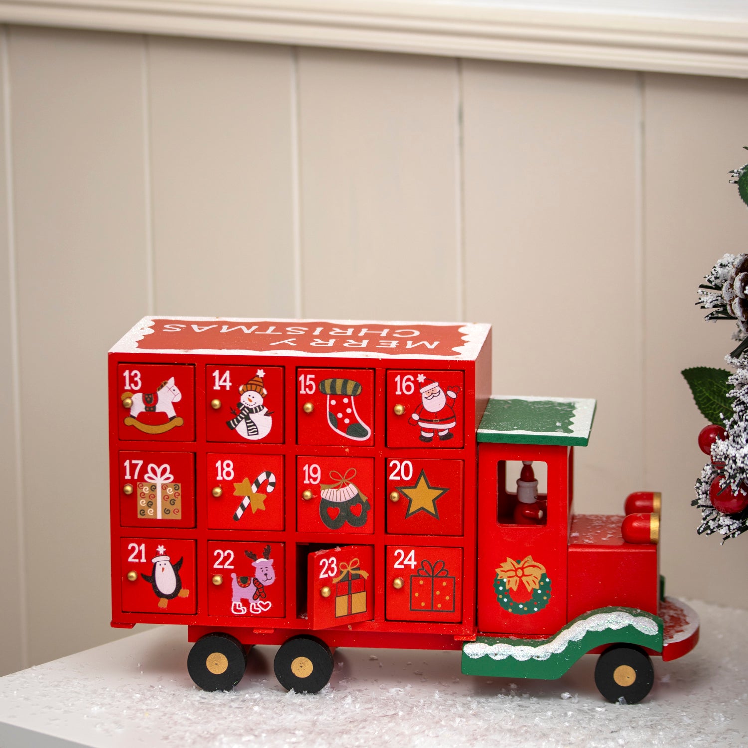 Christmas Truck 24 Door Advent Calendar