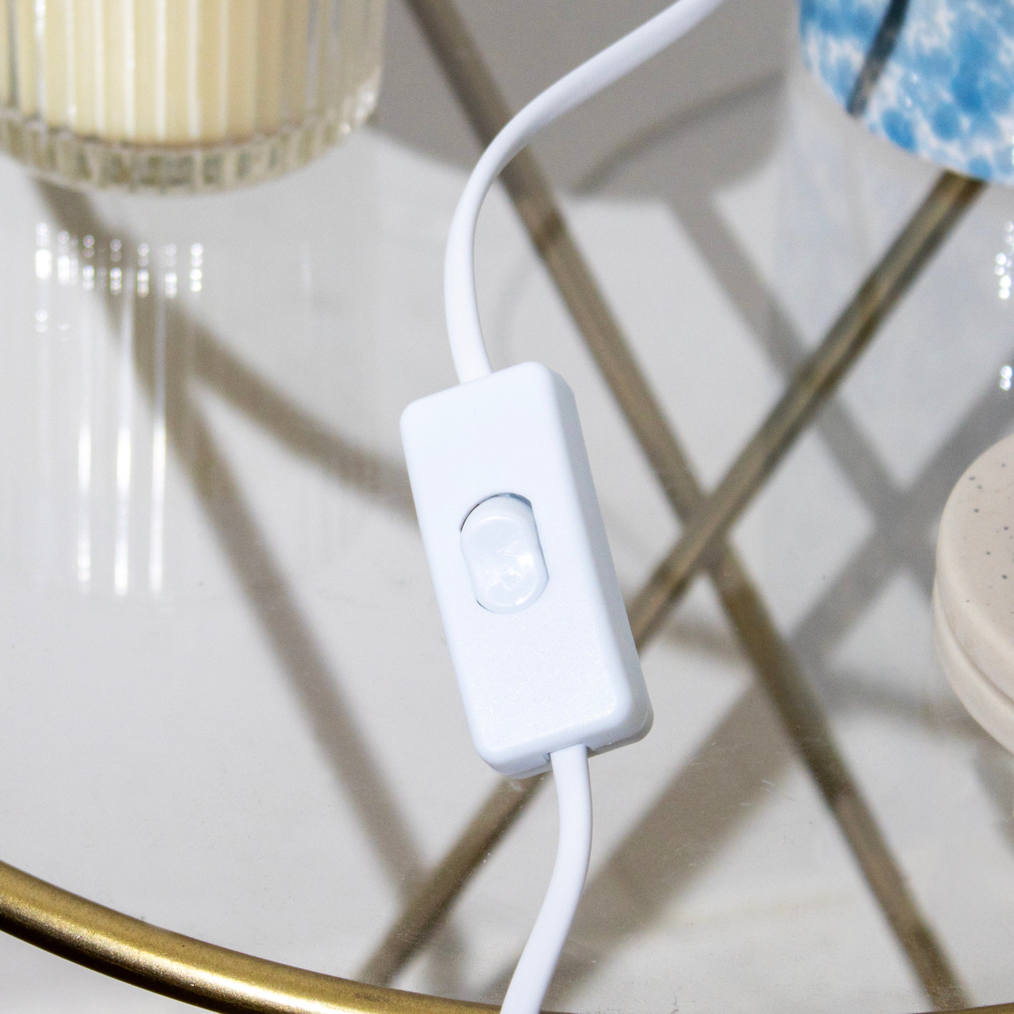 Pink Clouds Ceramic Glaze Table Lamp