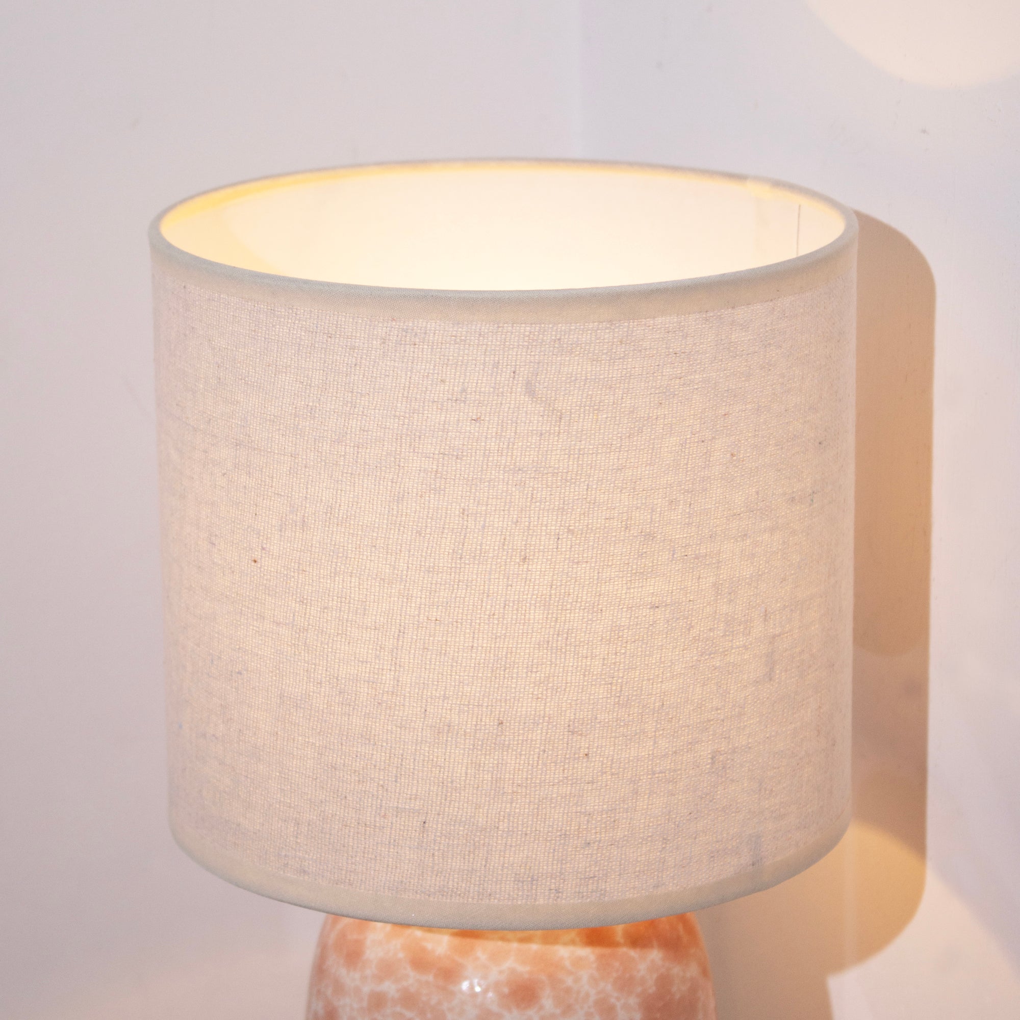 Pink Clouds Ceramic Glaze Table Lamp