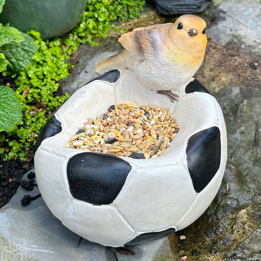 Robin Football Bird Feeder