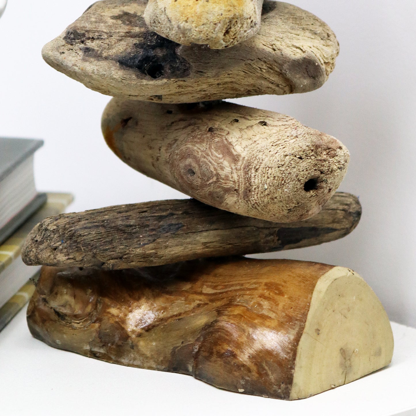 Driftwood Pillar Candle Holder
