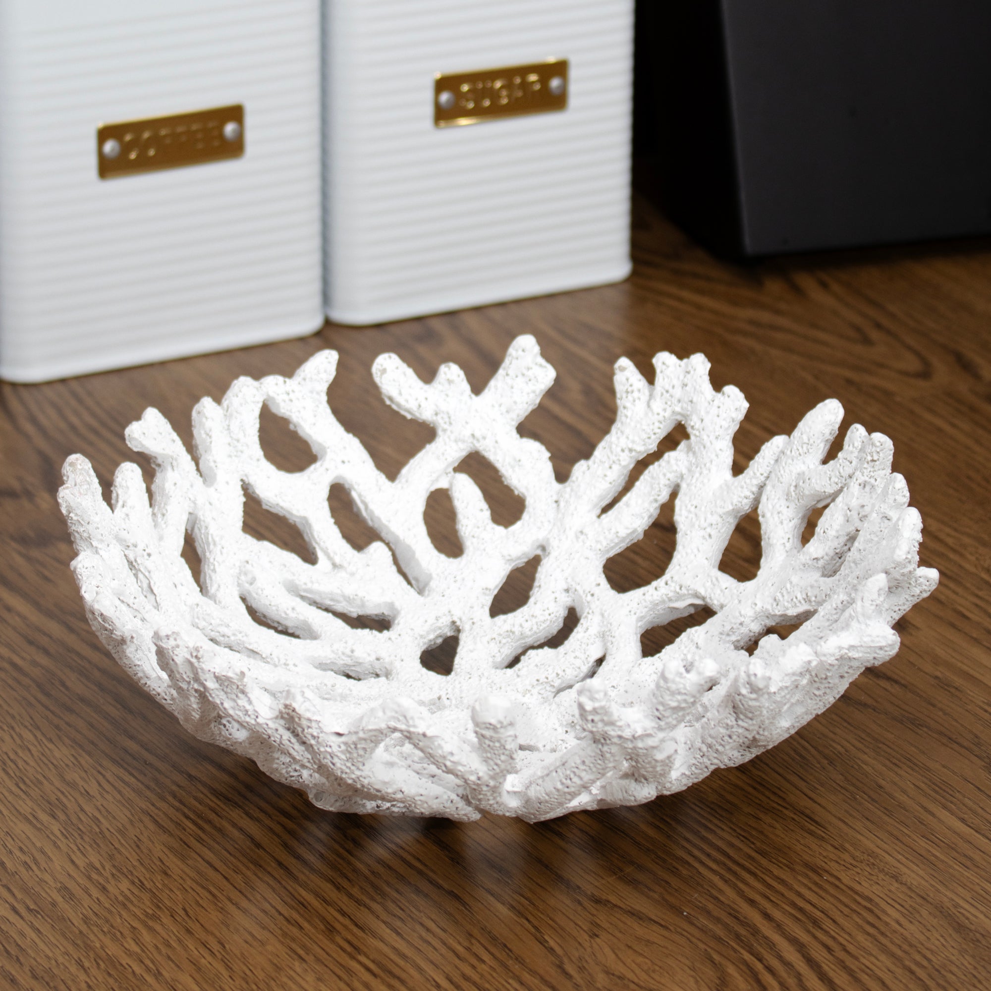 Darthome White Coral Bowl 21x6x21cm
