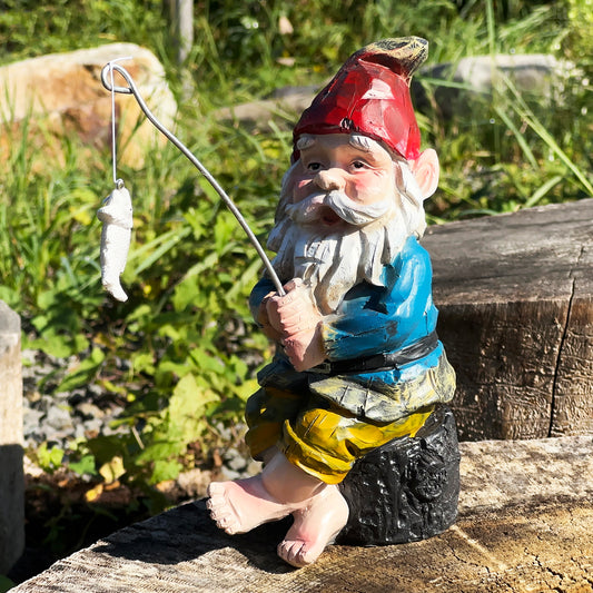 Freddie The Fishing Gnome Ornament