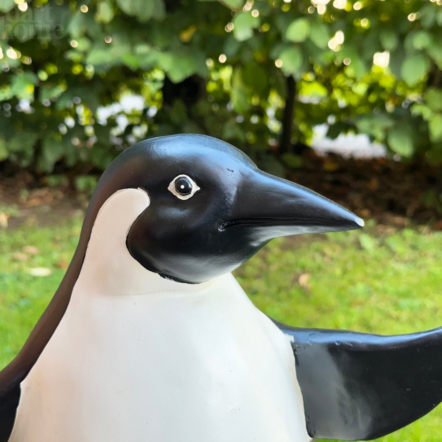 Large Penguin Pair Garden Sculptures