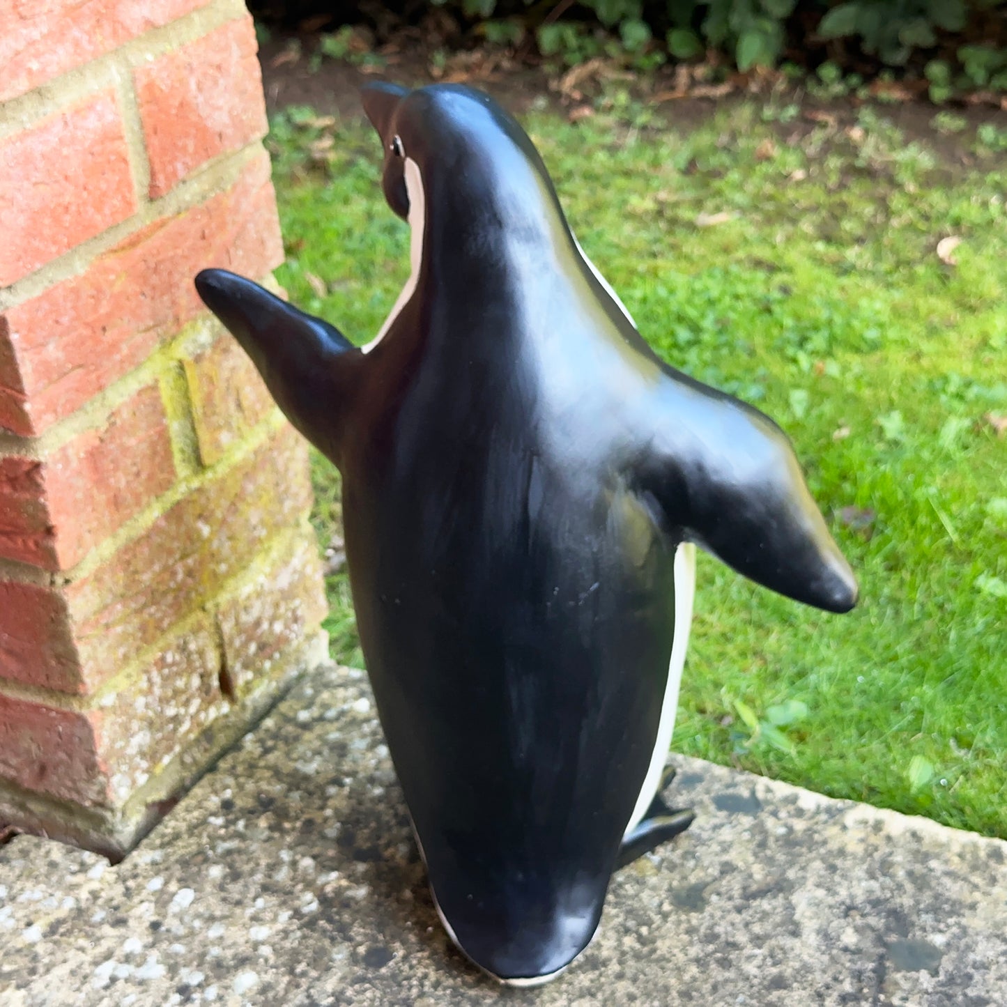 Large Penguin Pair Garden Sculptures